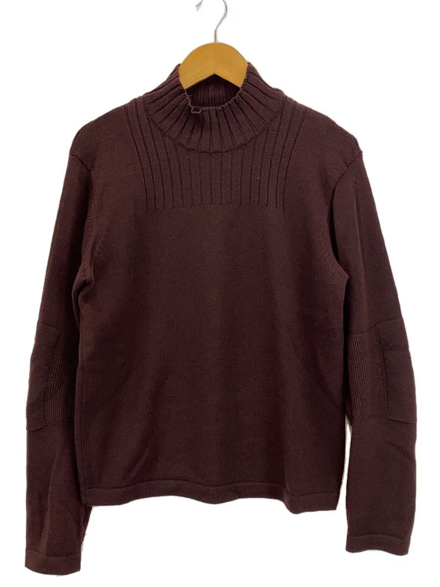 Dries Van Noten Ribbed High Neck Wool Knit Sweater Size US L / EU 52-54 / 3 - 1 Thumbnail