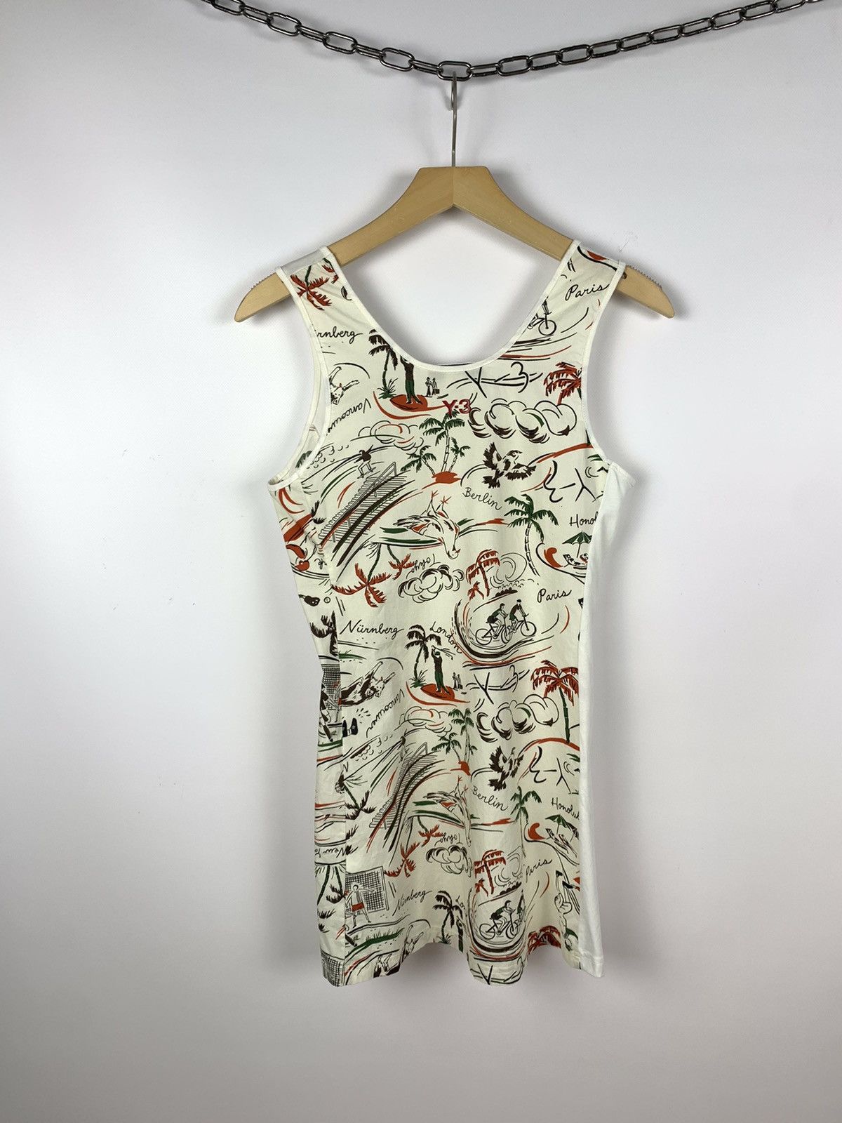 Y-3 Adidas x Y-3 by Yohji Yamamoto Tank Top Ladies Size M Floral Size M / US 6-8 / IT 42-44 - 1 Thumbnail