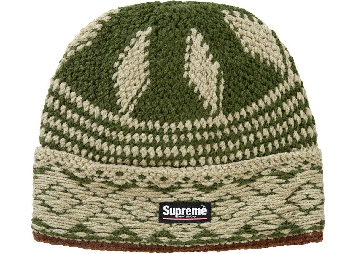 Supreme Supreme Fw24 Diamond Beanie Green Size ONE SIZE - 2 Thumbnail