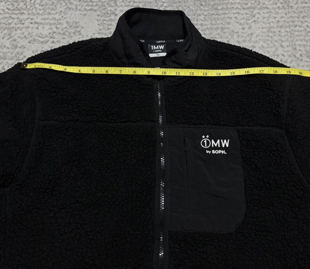 Sophnet. 1MW by SOPHNET. Black Fleece Jacket Size M / US 6-8 / IT 42-44 - 8 Thumbnail