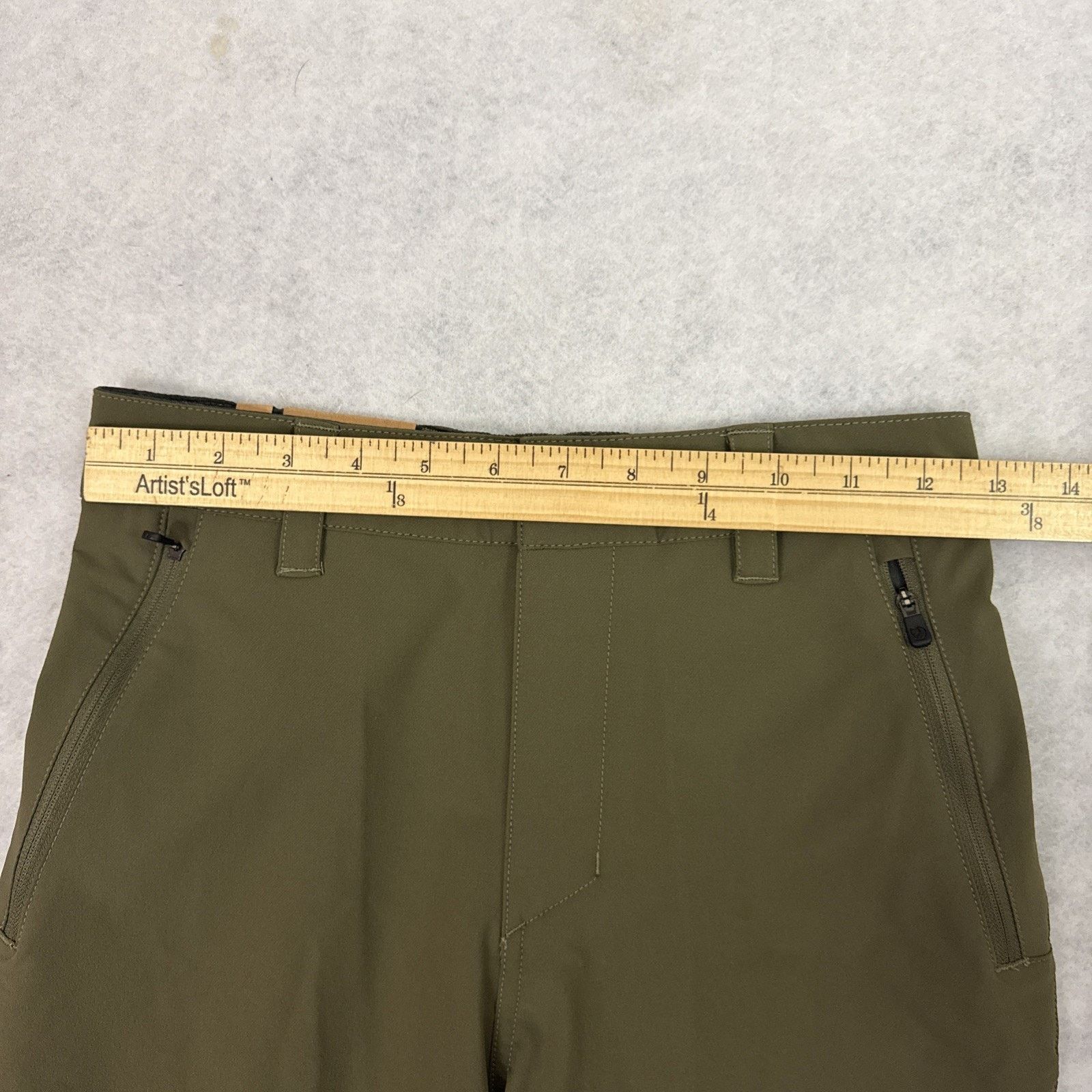 Fjallraven Fjallraven Mens 29 Abisko Trail Stretch Shorts Laurel Green Size US 29 - 5 Thumbnail