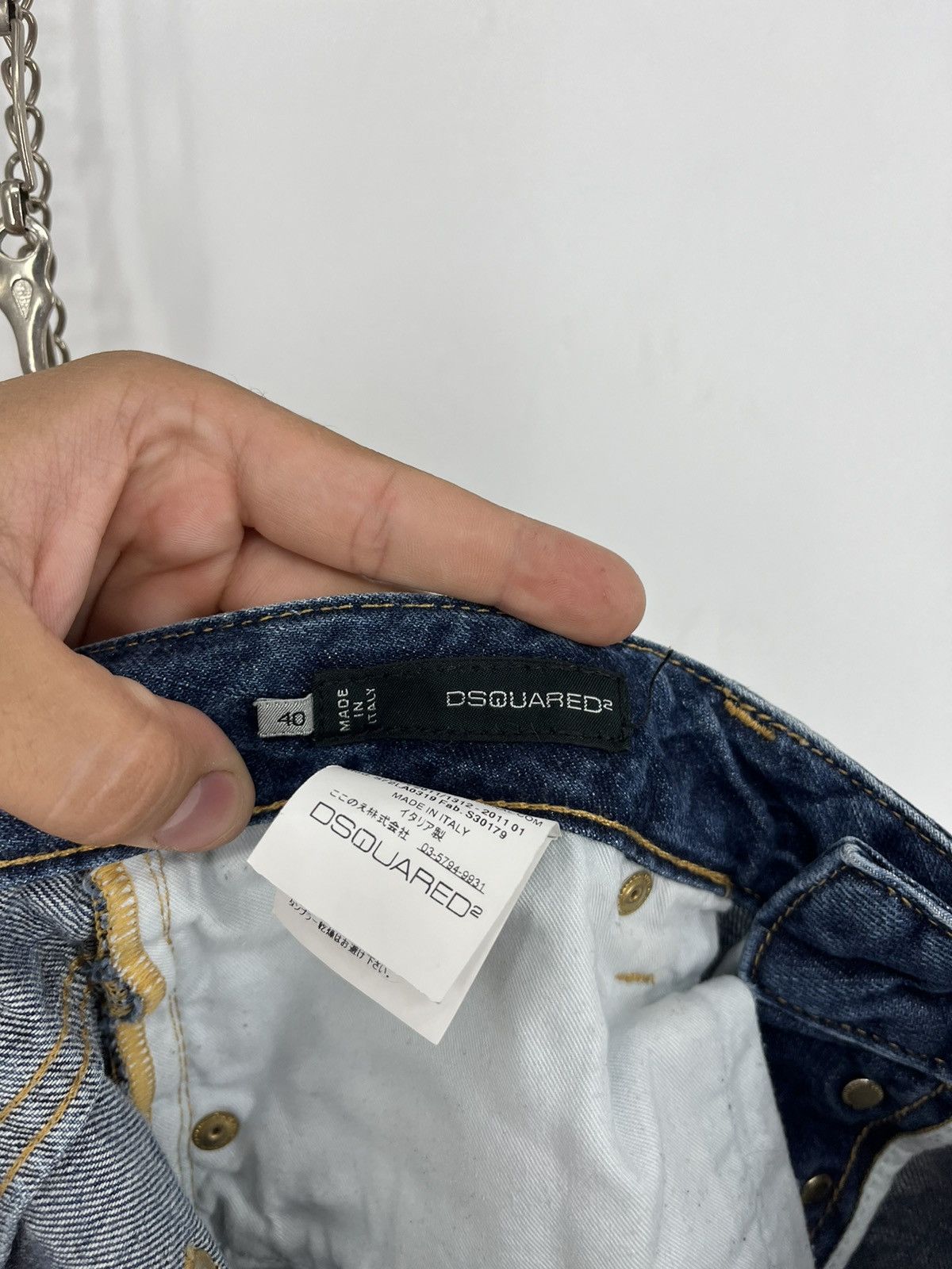 Dsquared2 Vintage Dsquared2 Jeans Denim Skinny Fit Luxary Style Size US 28 / EU 44 - 13 Thumbnail