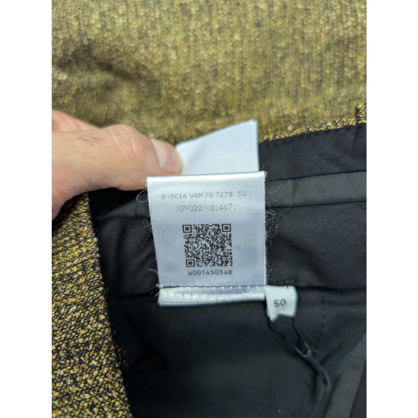 Bottega Veneta o1rshd1 Double Compact Cotton Frise Trousers Pants in Flax Size US 34 / EU 50 - 22 Thumbnail