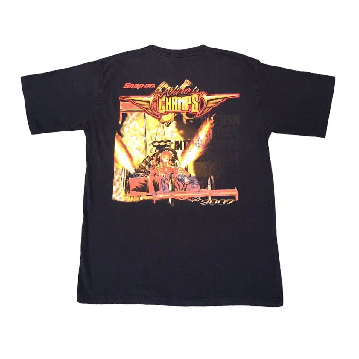 image of Racing x Vintage Snap-On in Black, Men's (Size Large)