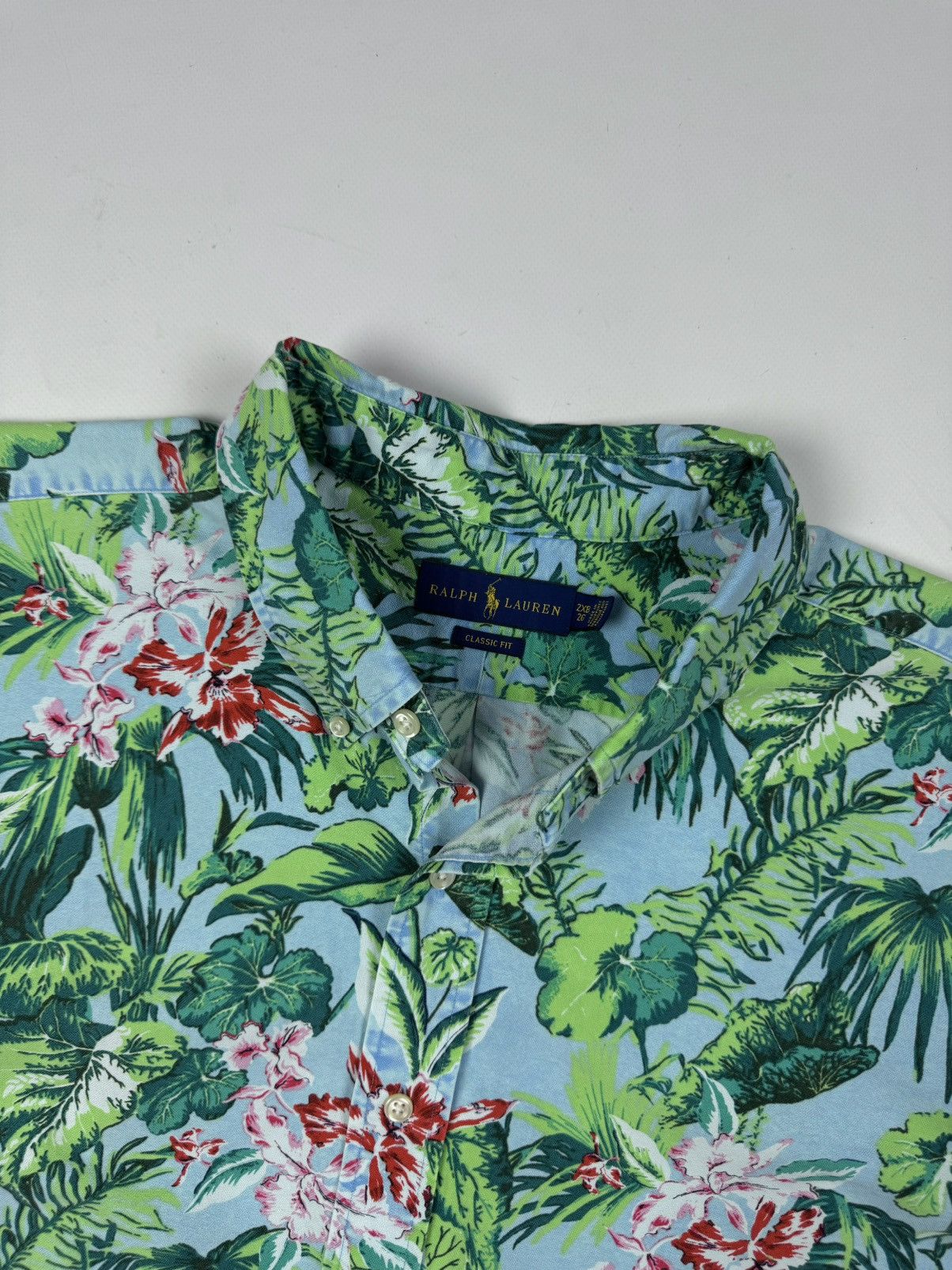 Polo Ralph Lauren × Ralph Lauren Ralph Lauren Hawaiian Flowers Floral Printed Shirt Size US XXL / EU 58 / 5 - 6 Thumbnail