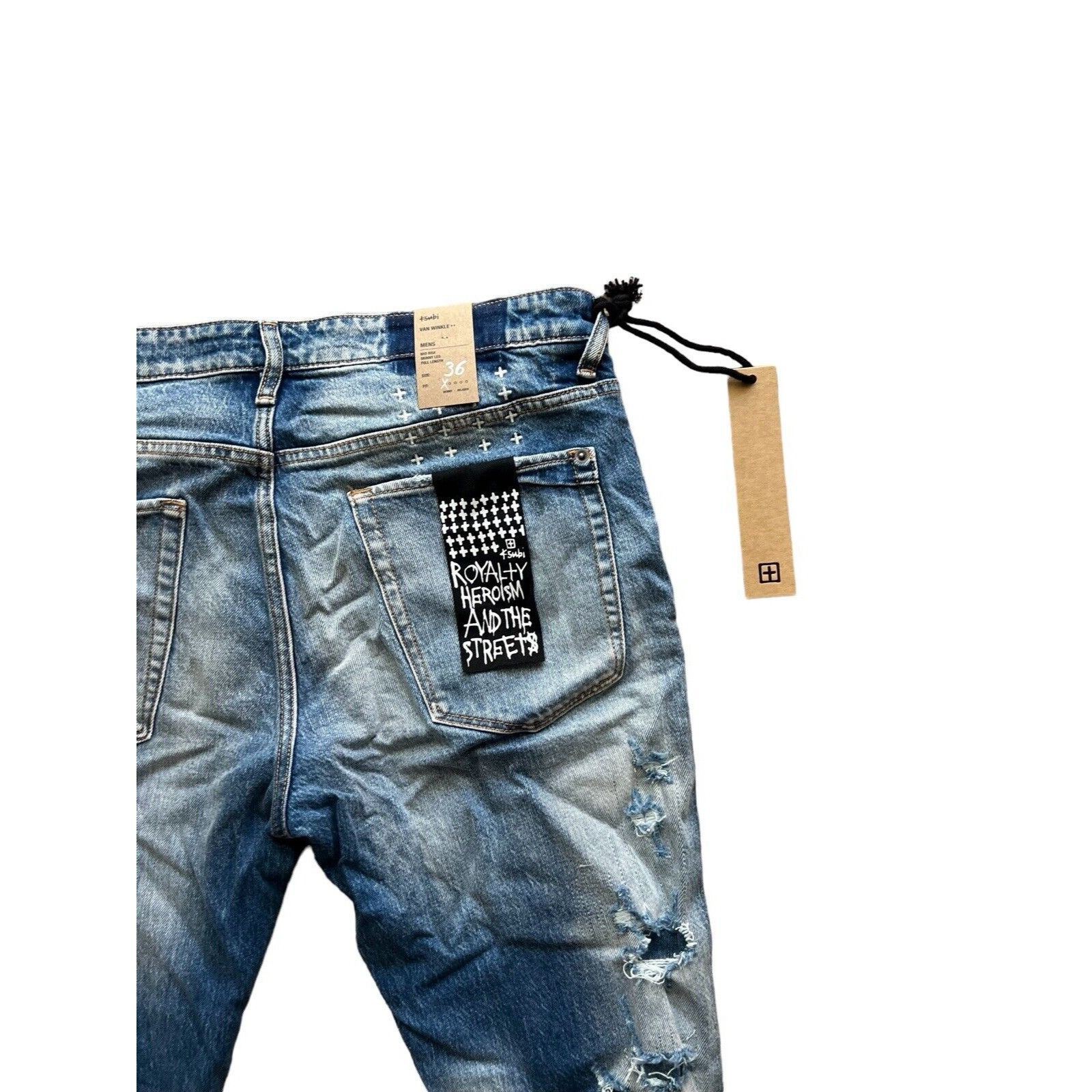 Ksubi Ksubi Jeans Mens Van Winkle Skinny Leg Blue $260 Size 36/32 Size US 36 / EU 52 - 3 Thumbnail