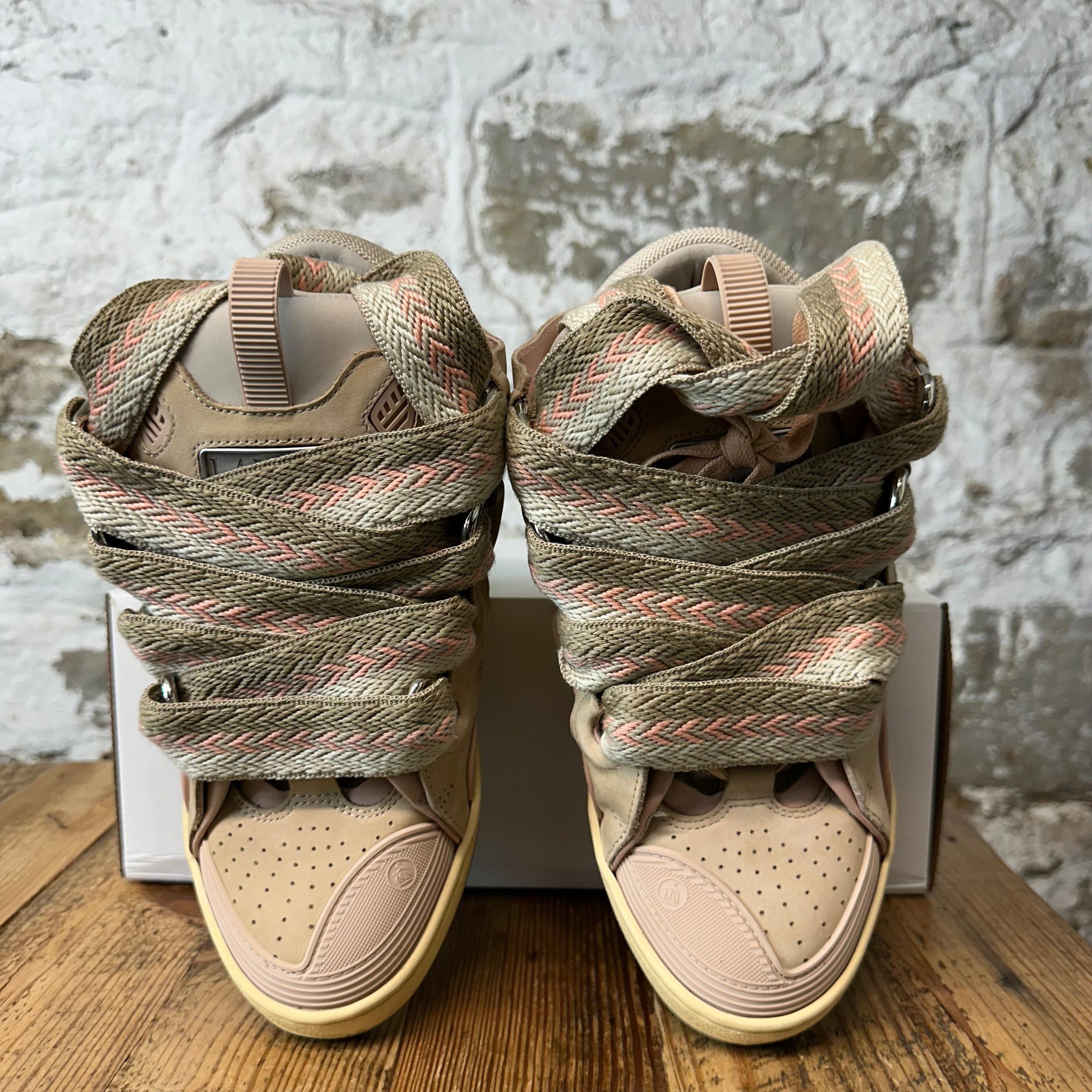 Lanvin Lanvin Curb Beige Pink Sneaker Sz 8 (41) Size US 8 / EU 41 - 3 Thumbnail