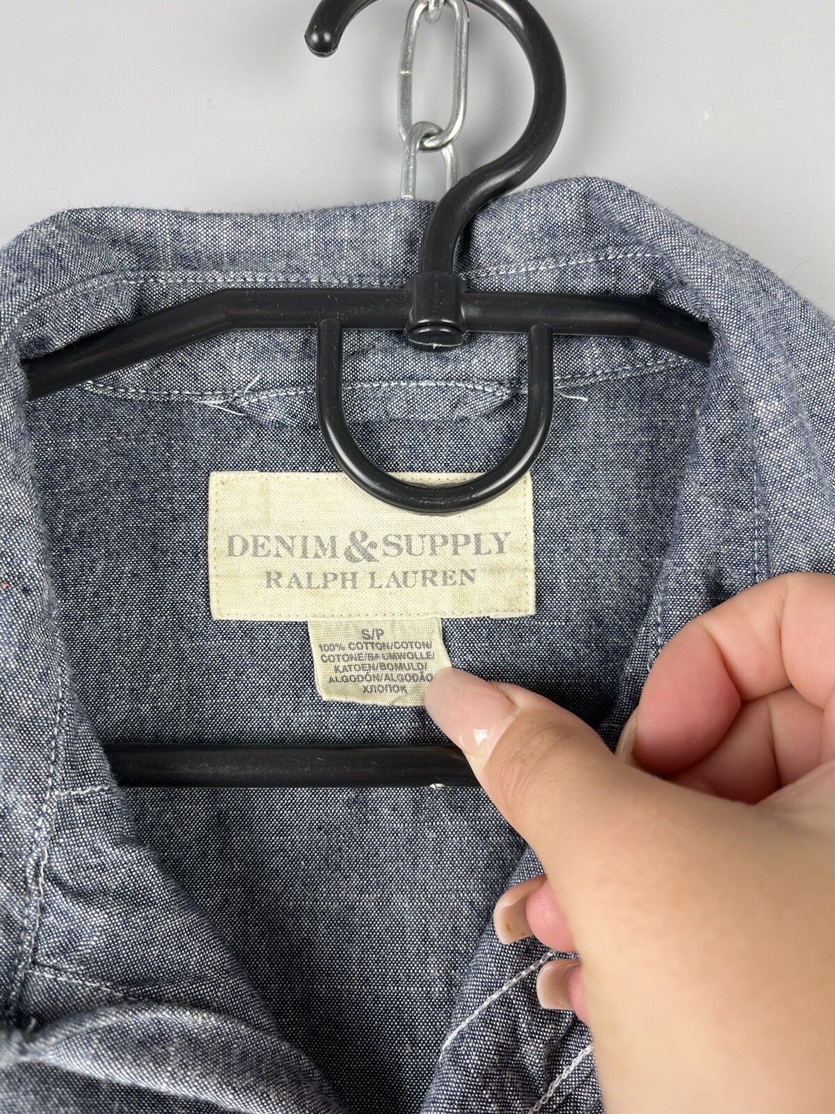 Denim & Supply Ralph Lauren Denim Supply Ralph Lauren Cotton Denim Shirt Size US S / EU 44-46 / 1 - 17 Thumbnail