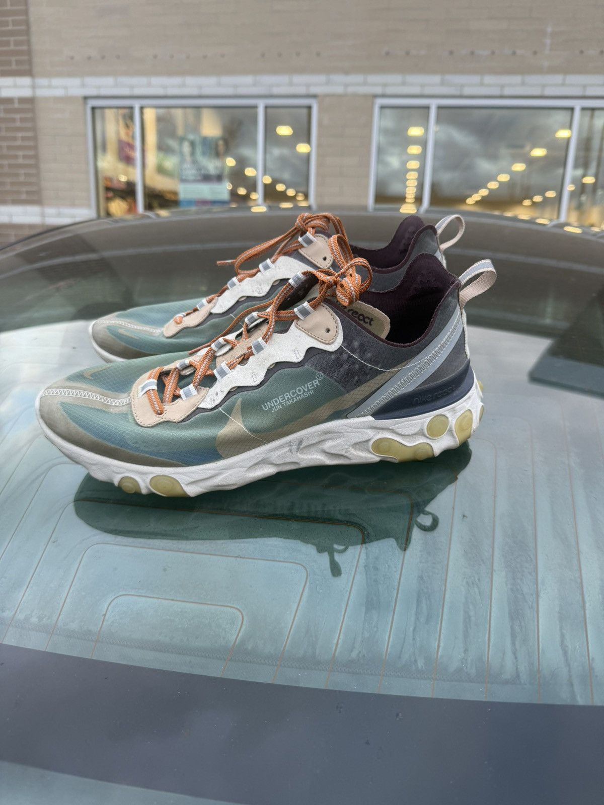Nike × Undercover Undercover x Nike React Element 87 Green Camo – Size 10.5 US Size US 10.5 / EU 43-44 - 1 Thumbnail
