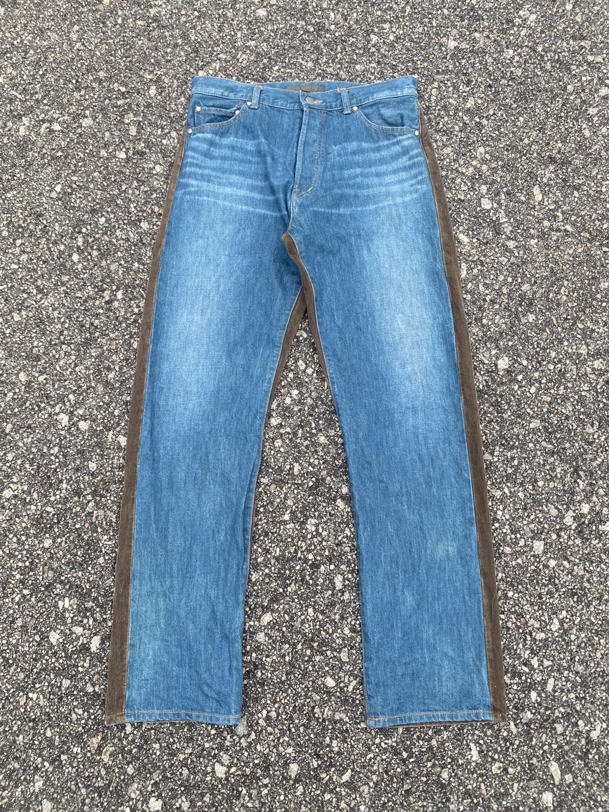 Japanese Brand Corduroy/Jeans Hybrid Pant Kapital Style Size US 32 / EU 48 - 2 Thumbnail