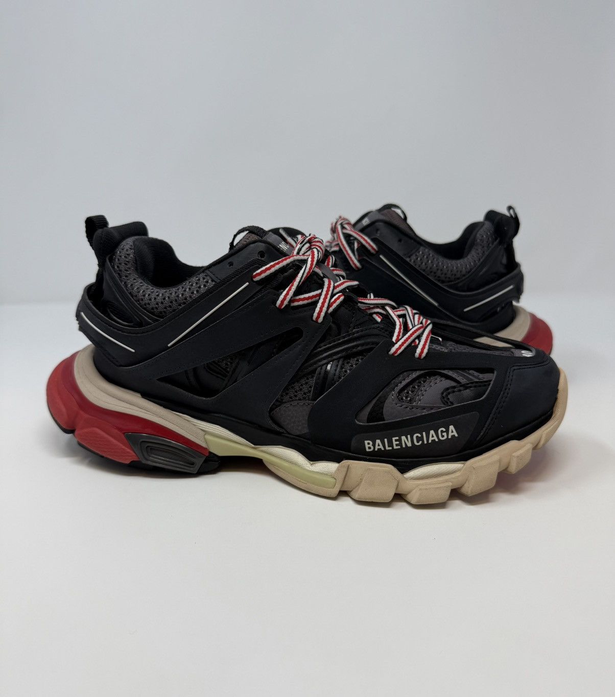Balenciaga Balenciaga Track Sneaker Black/Red Size US 7 / EU 40 - 1 Thumbnail