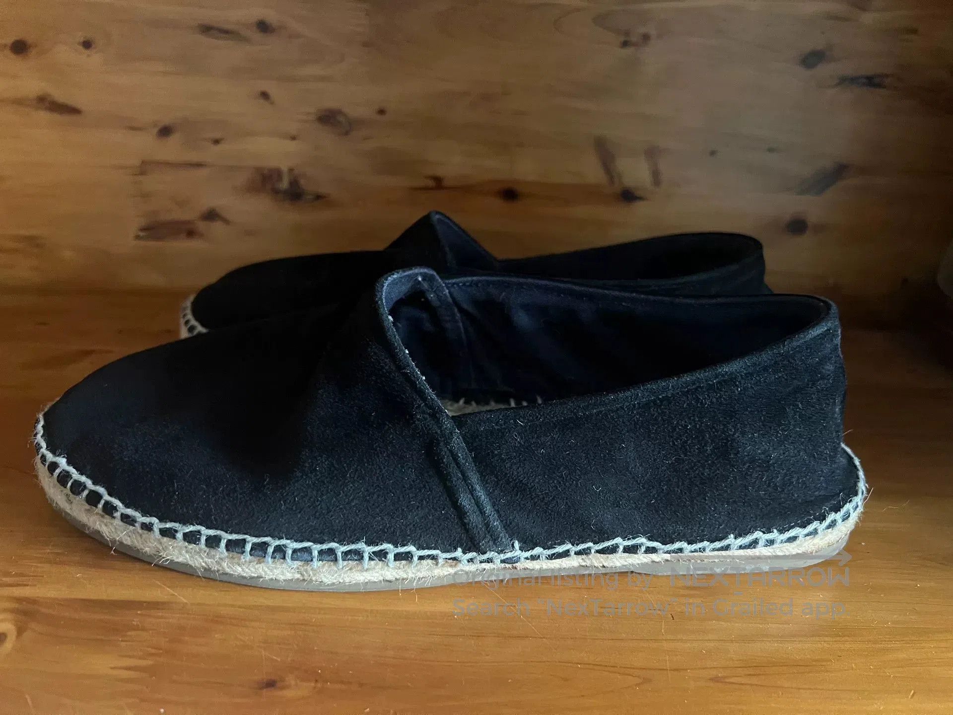 Porter Classic black suede handcrafted shoes for comfort. Size US 9.5 / EU 42-43 - 2 Thumbnail