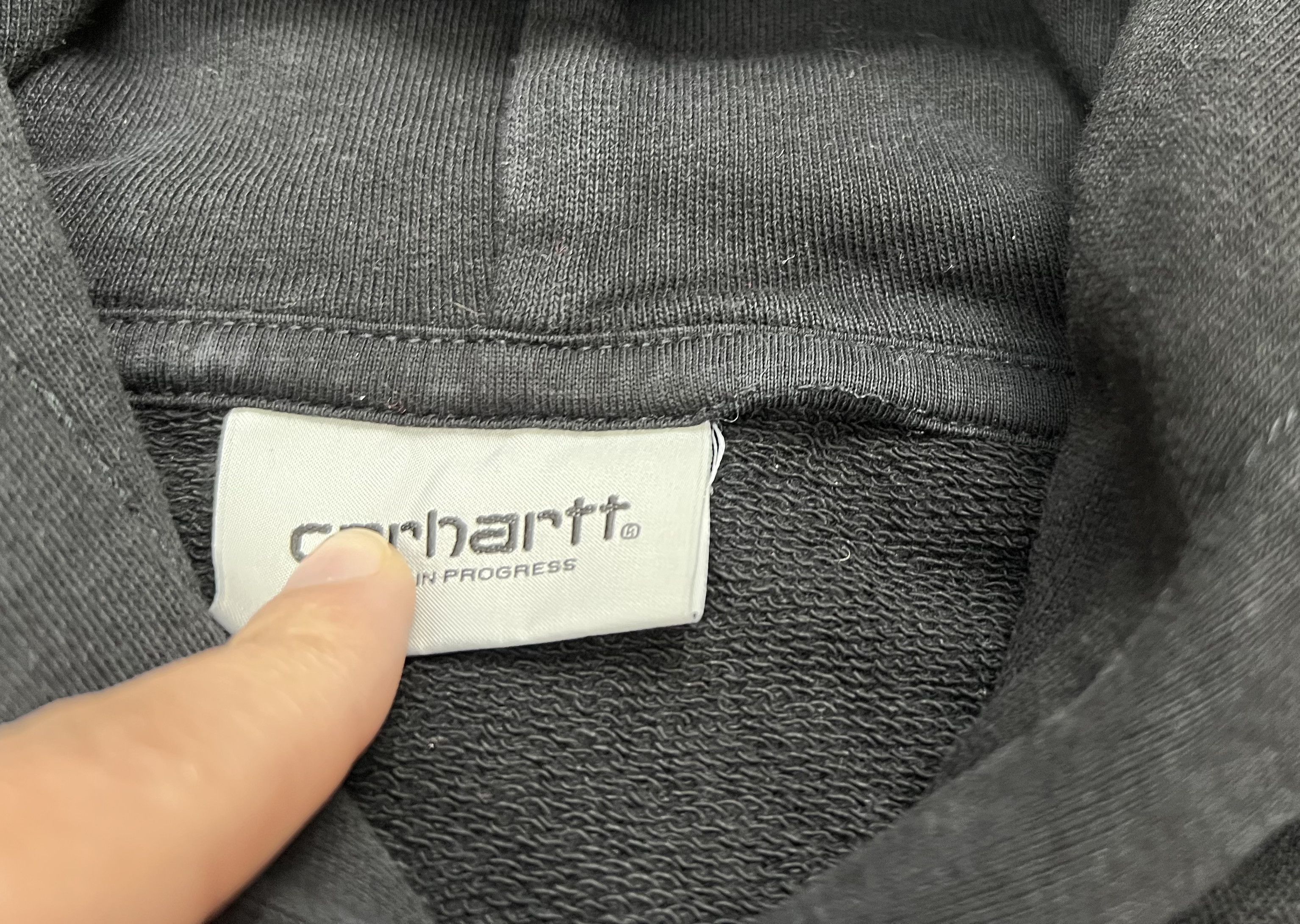 Carhartt Wip Carhartt Wip Black Hooded College Sweatshirt Men S Size US S / EU 44-46 / 1 - 3 Thumbnail