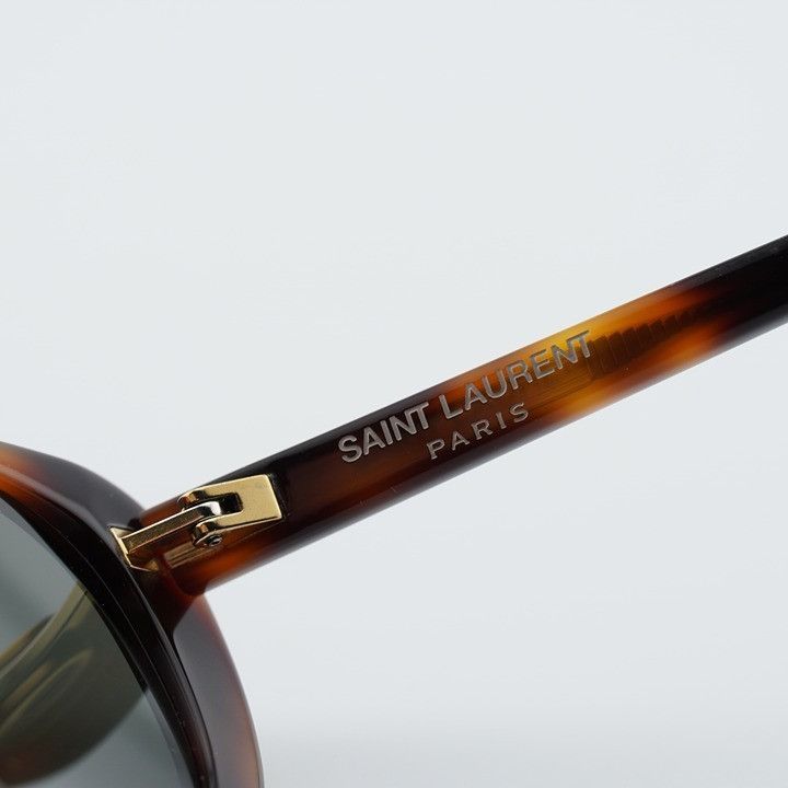 Saint Laurent Paris Saint Laurent SL822 002 Sunglasses Havana Cat Eye Frame Size ONE SIZE - 5 Thumbnail