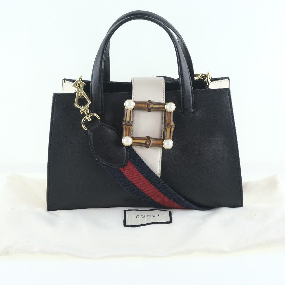 Gucci Nimfair Black Pony-Style Calfskin Handbag (Pre-Owned) Size ONE SIZE - 1 Thumbnail