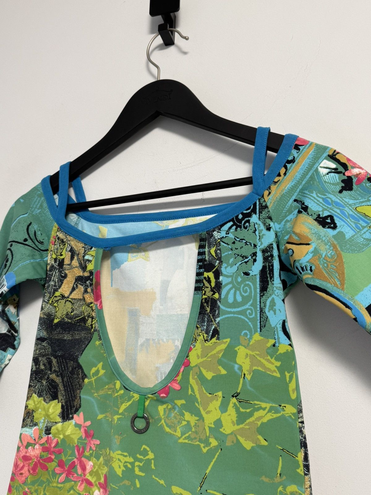 Other Save The Queen 90's Tops Fishbones Abstract Print Poliammide Size M / US 6-8 / IT 42-44 - 19 Thumbnail
