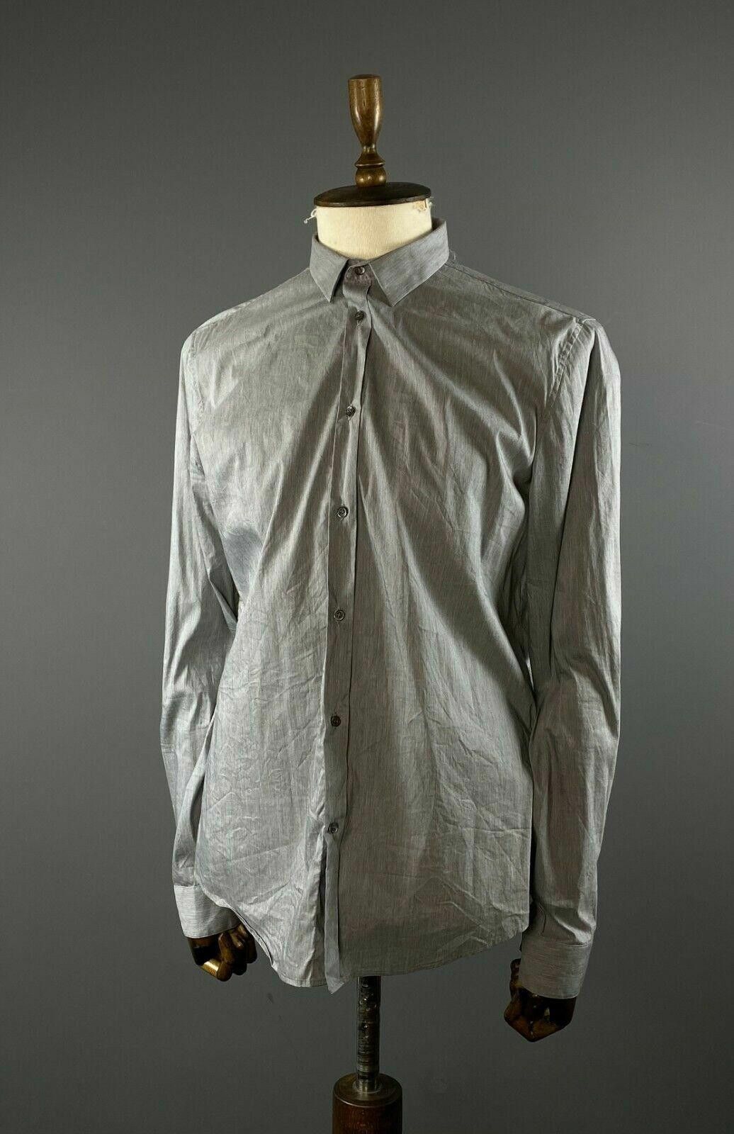 Cos Cos Gray Slim Fit Button Dowbn Dress Shirt Size 42 Size US M / EU 48-50 / 2 - 1 Thumbnail