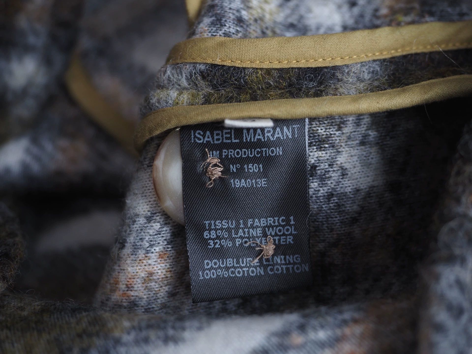 Isabel Marant ISABEL MARANT Wool Plaid Jacket Size 34 Size XS / US 0-2 / IT 36-38 - 7 Thumbnail