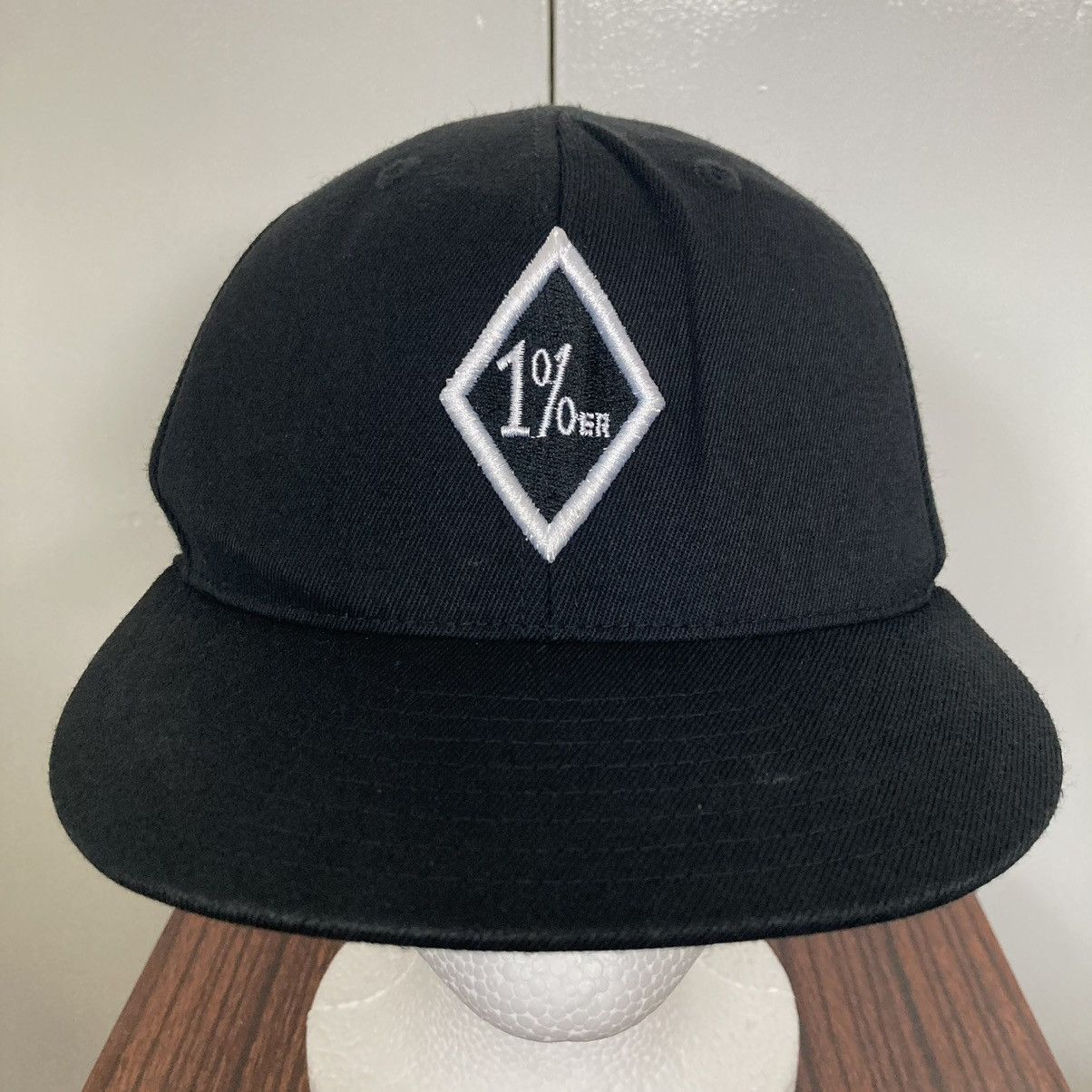 Vintage 1%ER ONE PERCENTER OUTLAW BIKER HAT CAP MOTORCYCLE CLUB MC Size ONE SIZE - 1 Thumbnail