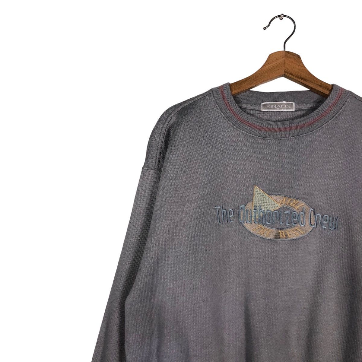 Japanese Brand 🔥Vintage Sweatshirt The Authrized Crew Embroidered Big Logo Size US M / EU 48-50 / 2 - 5 Thumbnail