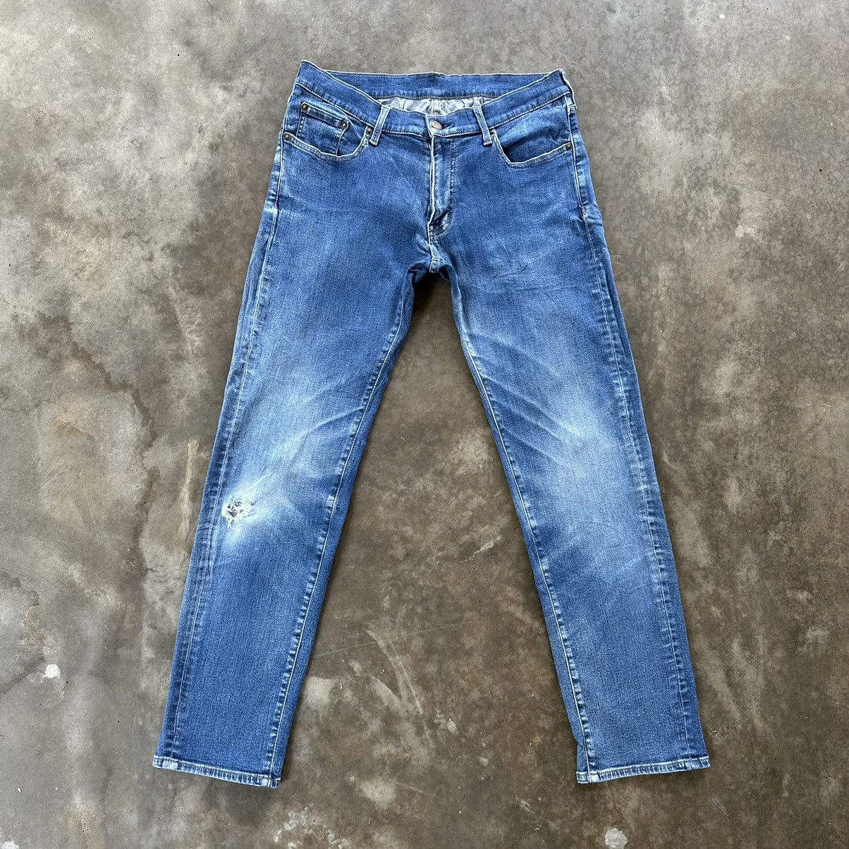 Japanese Brand × Jean × Vintage Vintage Japanese Distressed Faded Denim Jean Pant W31 Size US 31 - 1 Thumbnail