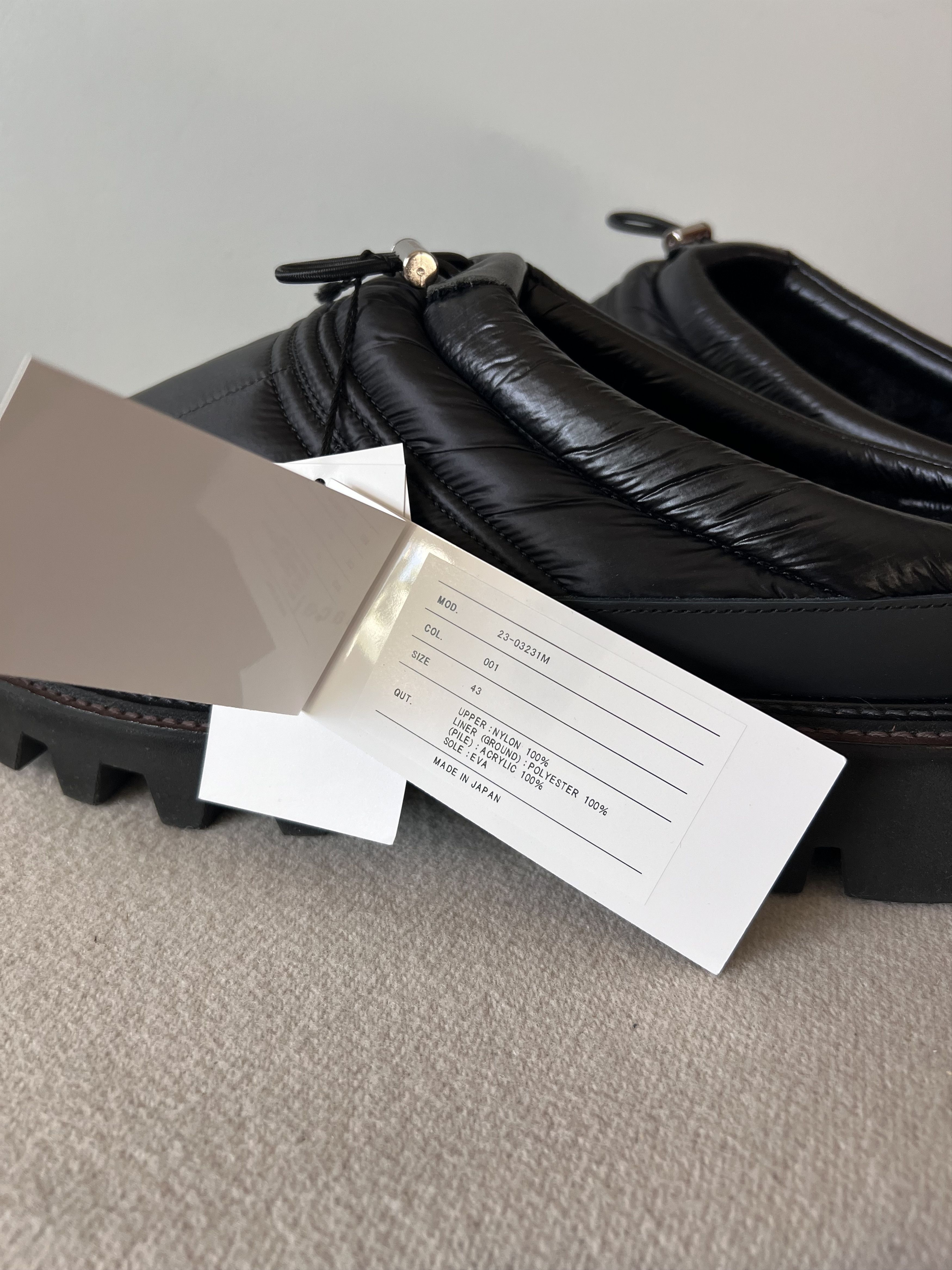 Sacai Sacai Padded Mules in Black Size US 10 / EU 43 - 7 Thumbnail