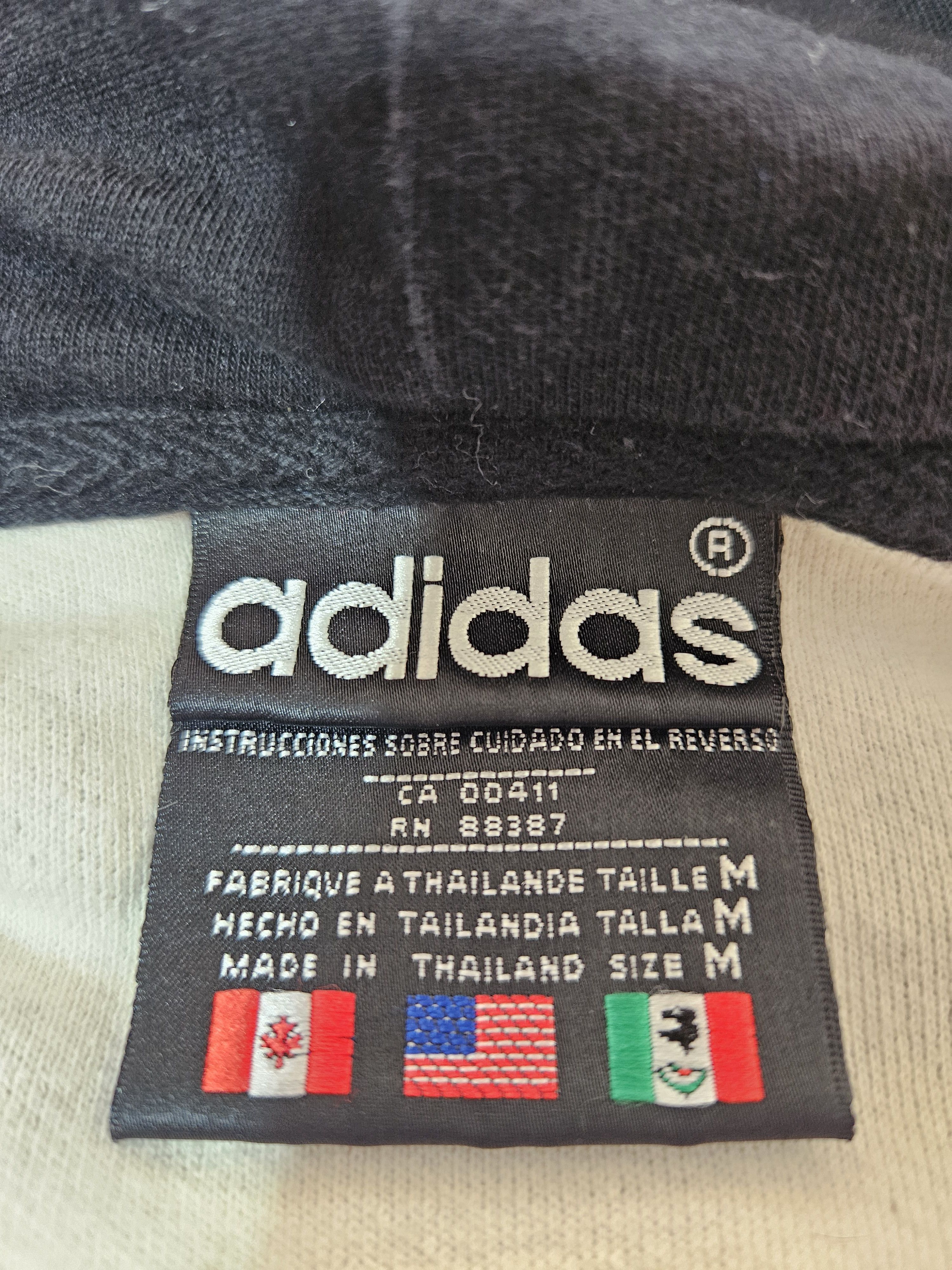 Adidas 90s Adidas Cardigan Hoodie Jacket Mens M Sweater Button Up Size US M / EU 48-50 / 2 - 10 Thumbnail
