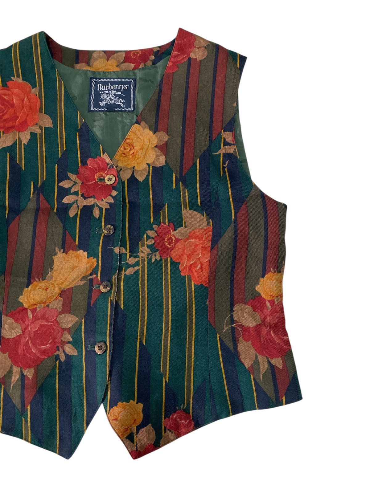 Burberry Vintage 90s Burberrys Flower Size S / US 4 / IT 40 - 2 Thumbnail