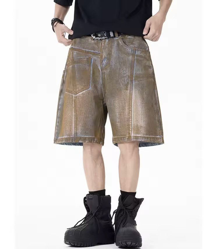 Jean Washed Y2K Vintage Style Loose Baggy Jorts Shorts Size US 34 / EU 50 - 2 Thumbnail