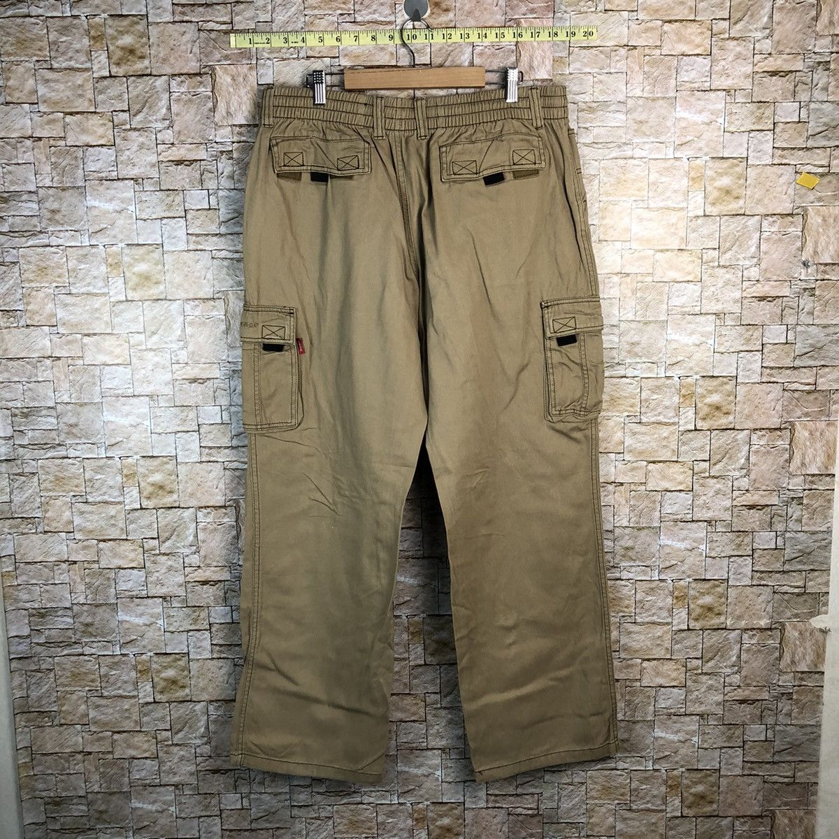 Converse Converse Brown Cargo jogger utility Multipocket Pants #A635 Size US 33 - 15 Thumbnail