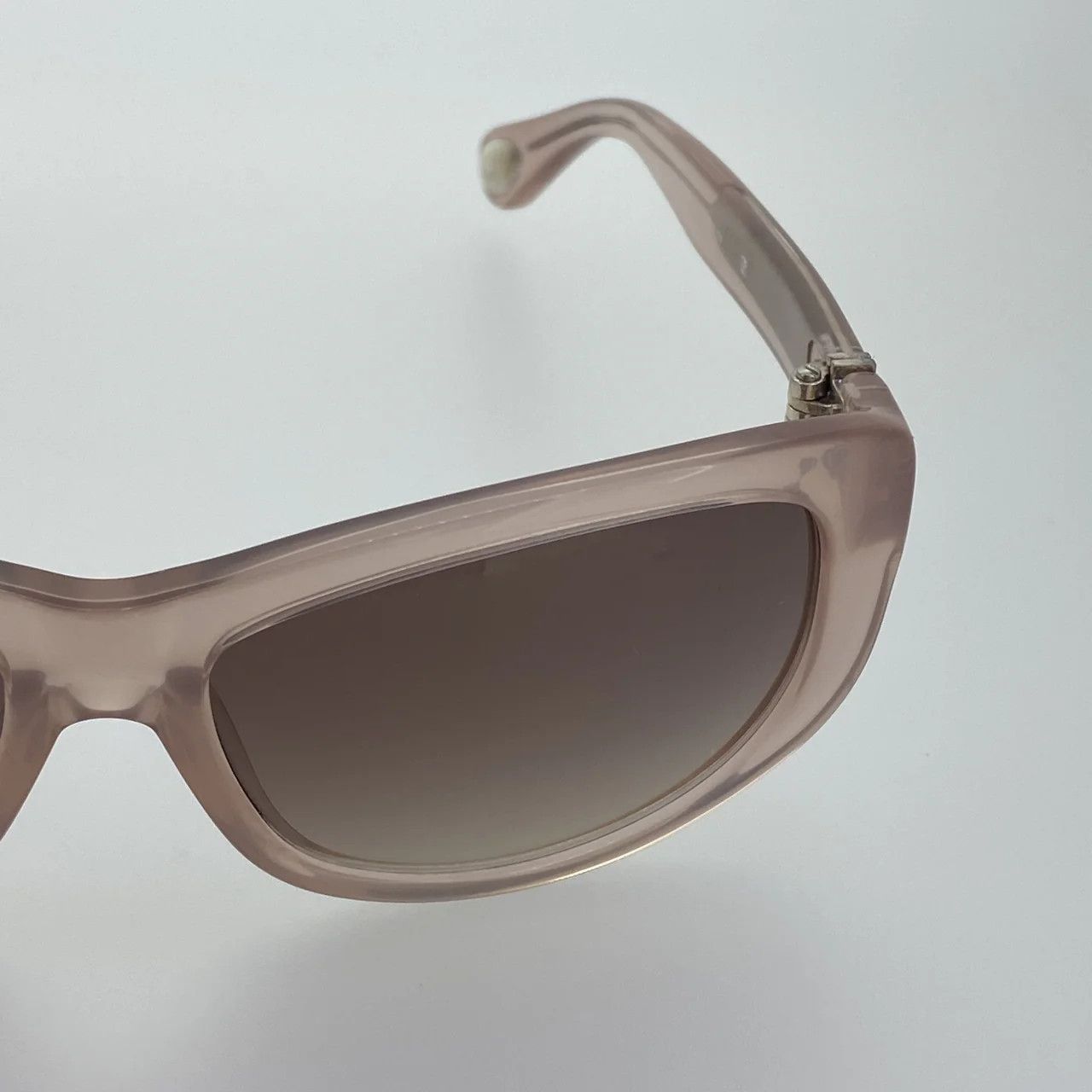 Ann Demeulemeester Ann Demeulemeester Sunglasses Cat Eye Blush Pink and Brown Size ONE SIZE - 10 Thumbnail
