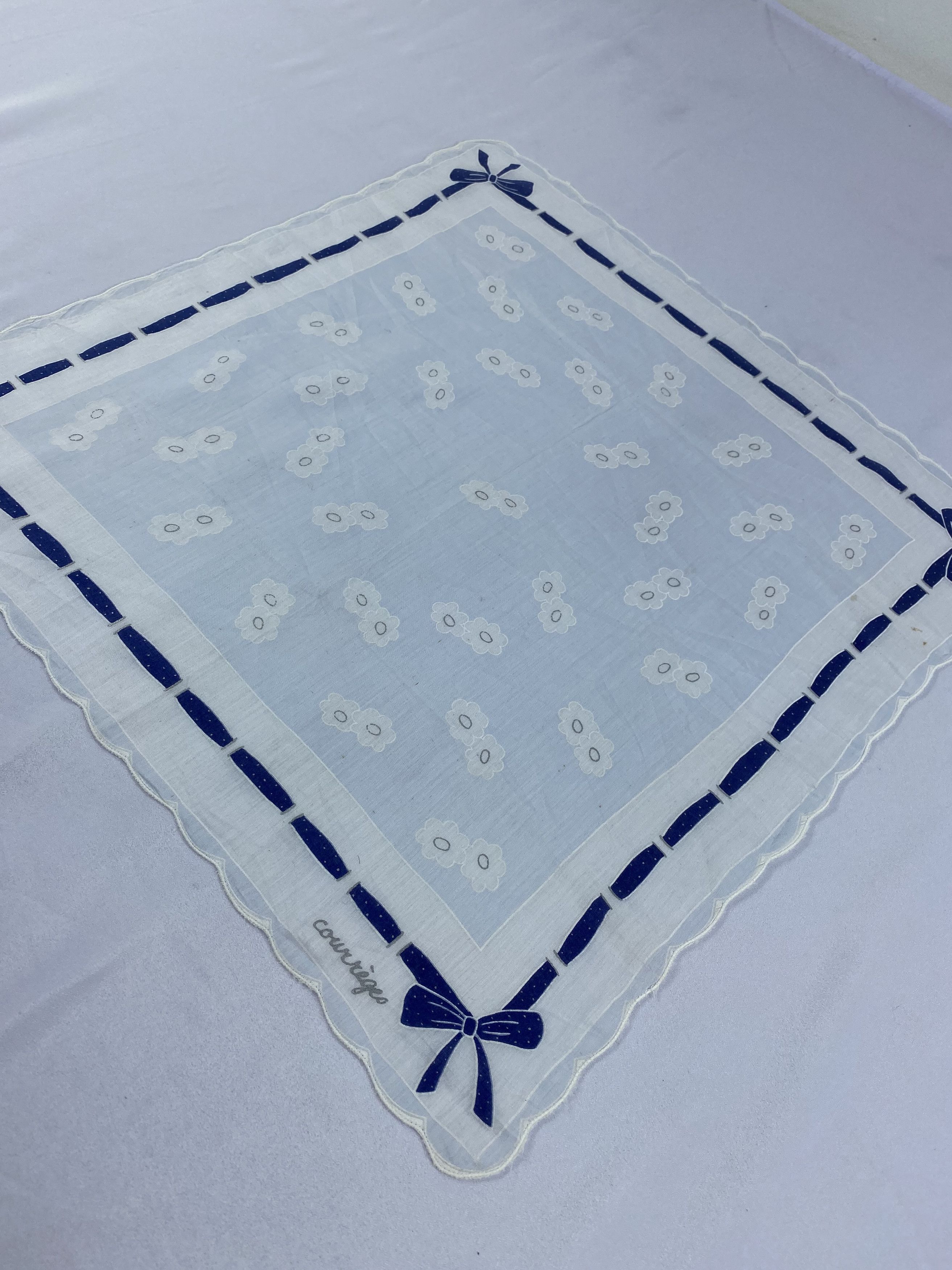 Courreges × Vintage Courreges Handkerchief / Bandana / Neckerchief Size ONE SIZE - 4 Thumbnail