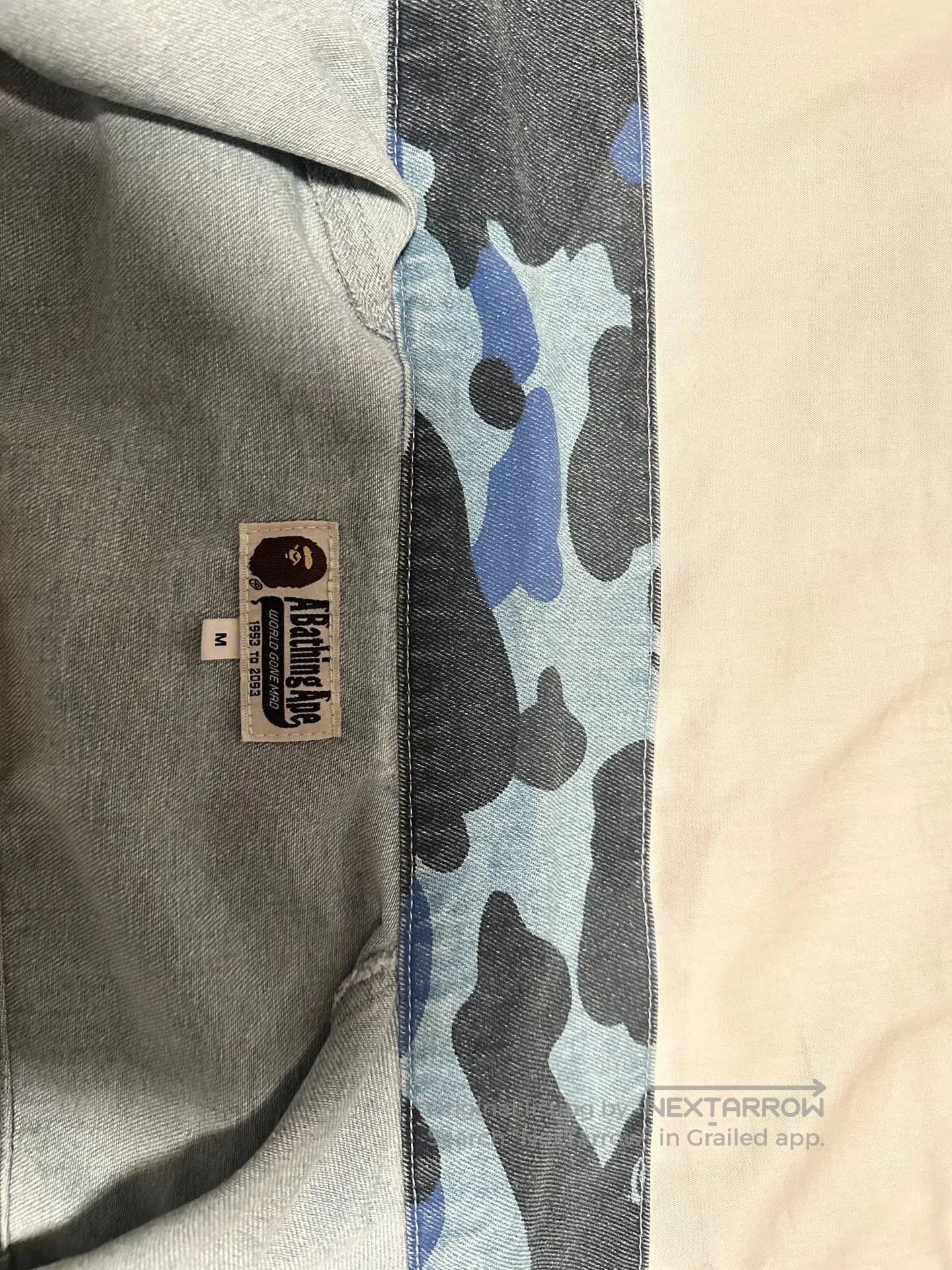 Bape BAPE Denim Jacket with Camo Lining. Size US M / EU 48-50 / 2 - 5 Thumbnail