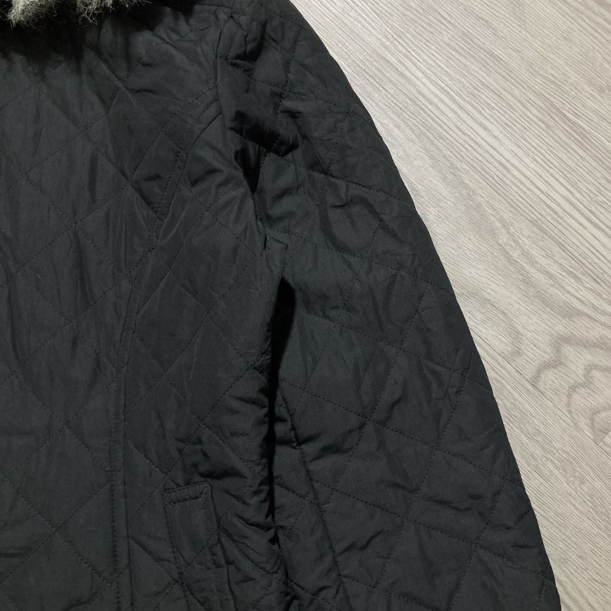 If Six Was Nine 2000s Uniqlo Winter Quilted Fur Trim Jacket Punk Style Size L / US 10 / IT 46 - 7 Thumbnail