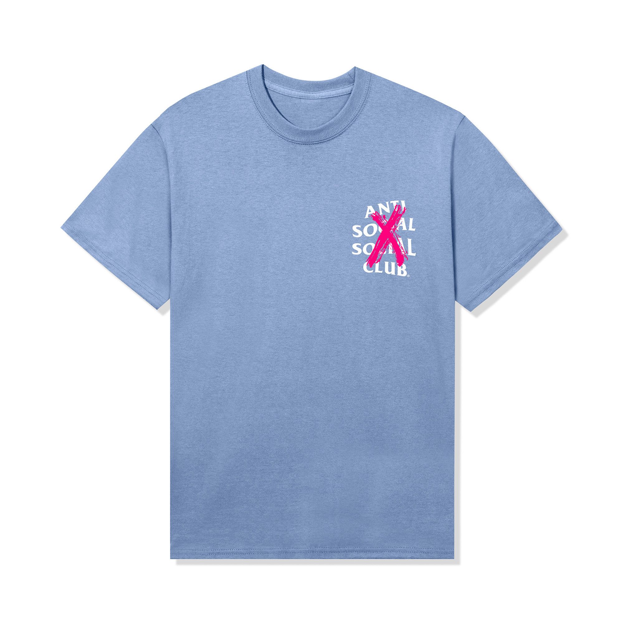 Anti Social Social Club Anti Social Social Club Cancelled Tee Baby Blue Vip Drop Size US M / EU 48-50 / 2 - 2 Thumbnail