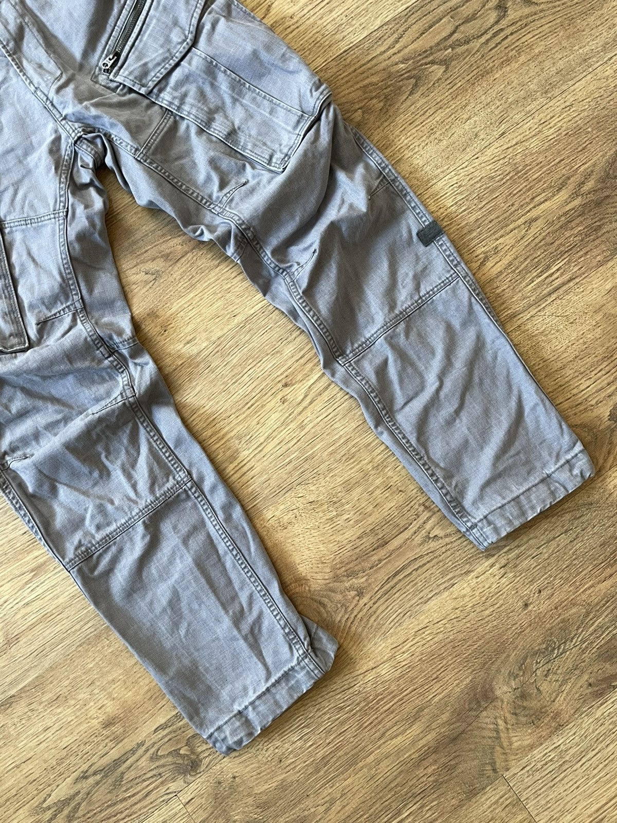 G-Star G-Star Rovic Zip 3D Regular Tapered Gray Cargo Pants Size US 31 - 3 Thumbnail
