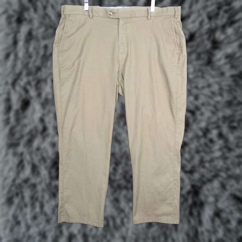 Peter Millar Peter Millar Pants Mens 40x30 Beige Chino Straight Leg Cotton Business Casual Size US 40 / EU 56 - 1 Thumbnail