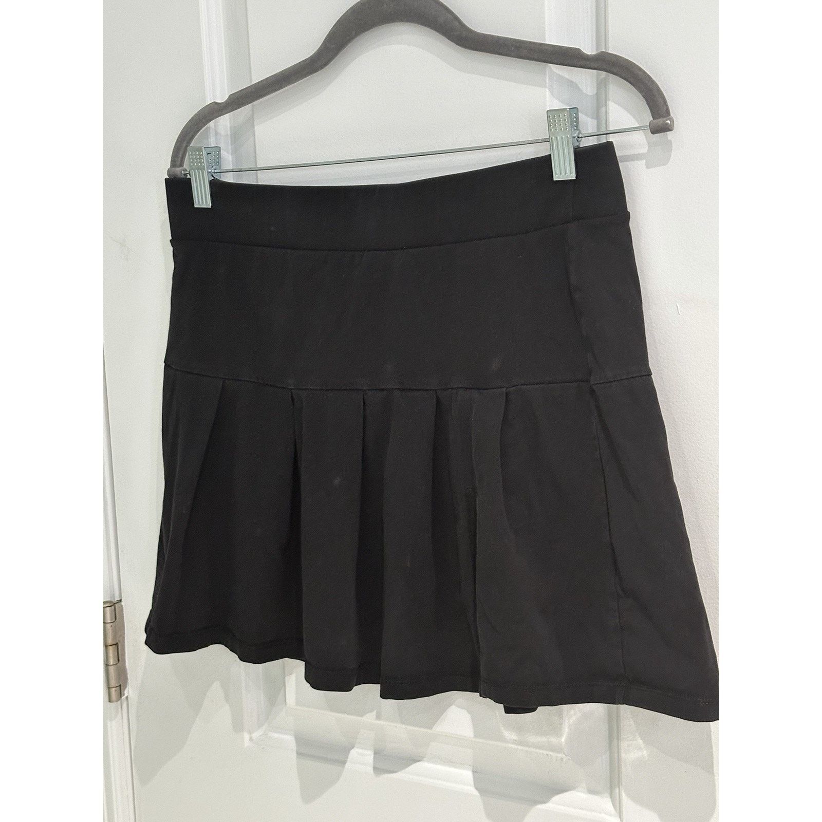 Primark Primark Women’s Black Drop-Waist Mini Skirt Size 8 / Medium Size 30" / US 8 / IT 44 - 6 Thumbnail