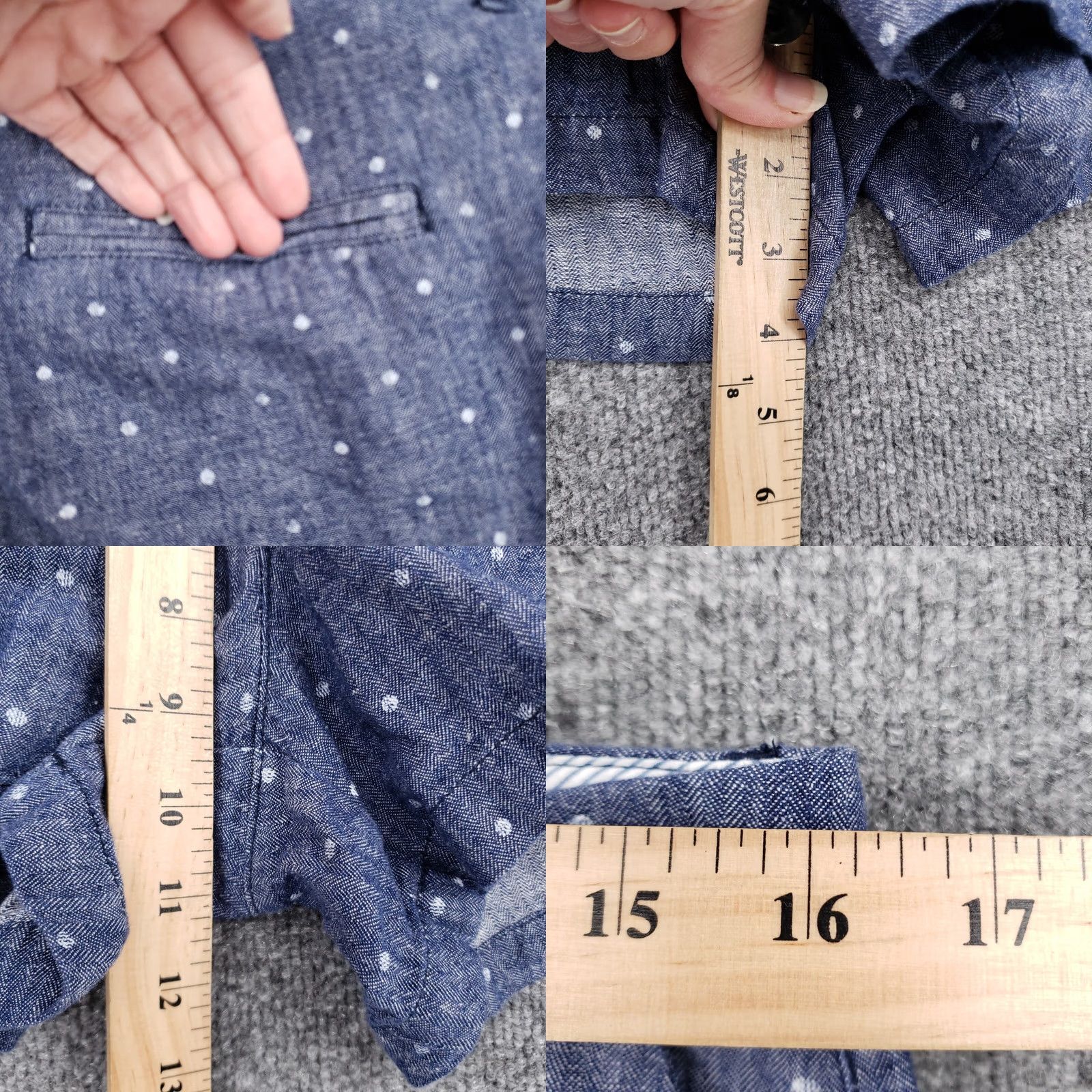 Old Navy Old Navy Shorts Womens 6 Blue Everyday Hot Pants Mid Rise Polka Dots Linen Blend Shorts Adult Regular Blue Polka Dot Casual Mens Womens Girls Teens Size 24" / US 00 / IT 34 - 8 Thumbnail