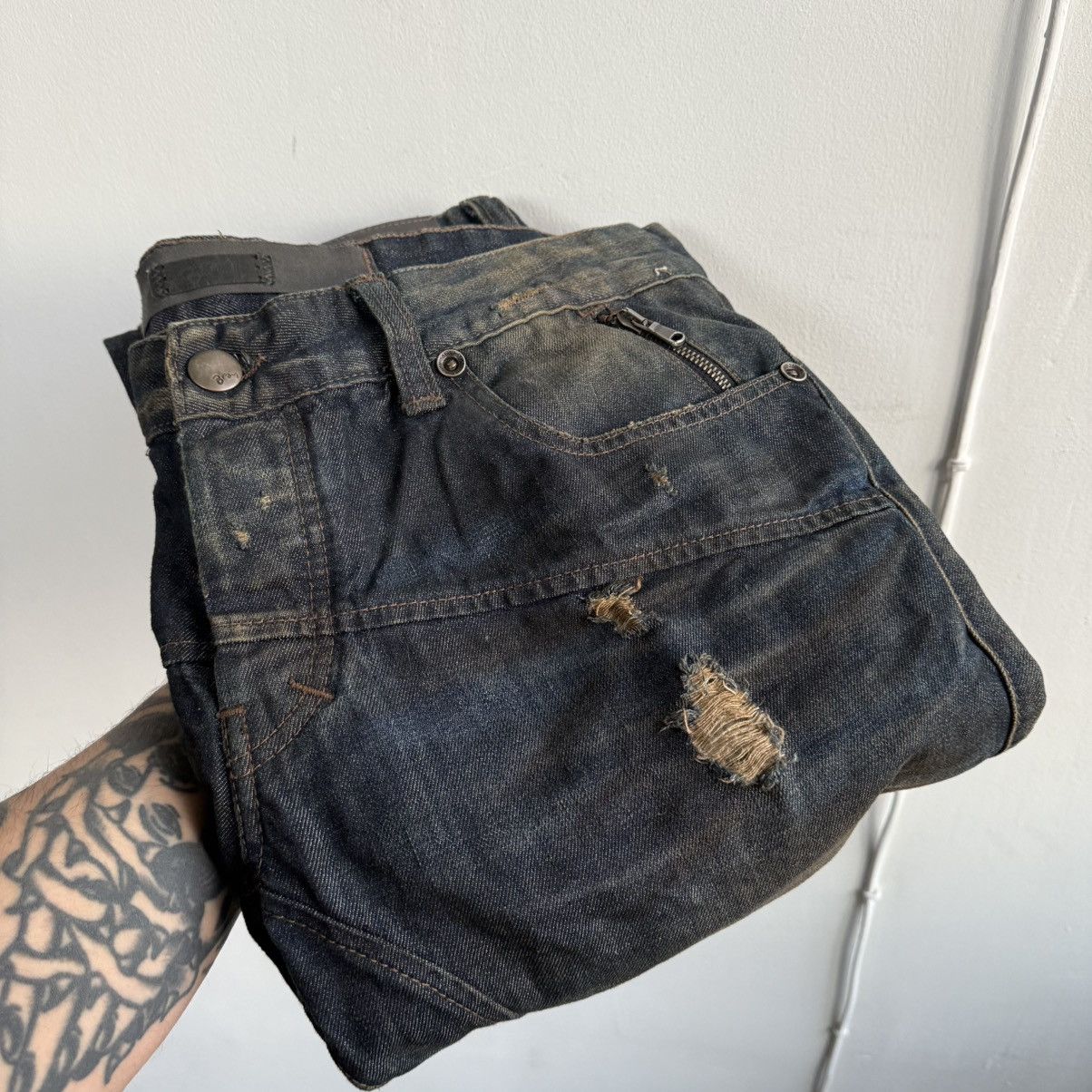 Le Grande Bleu (L.G.B.) Bray Steve Alan Denim Guidi Grunge Saint Laurent Type Size US 36 / EU 52 - 13 Thumbnail