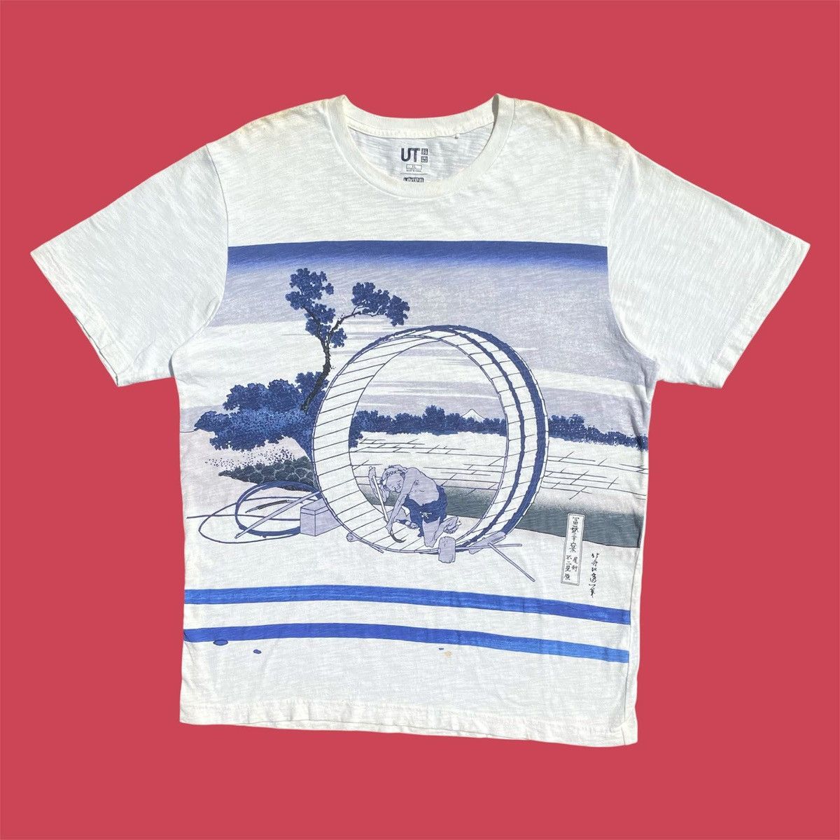 Uniqlo RARE ‼️ Hokusai Blue Size US XL / EU 56 / 4 - 1 Thumbnail