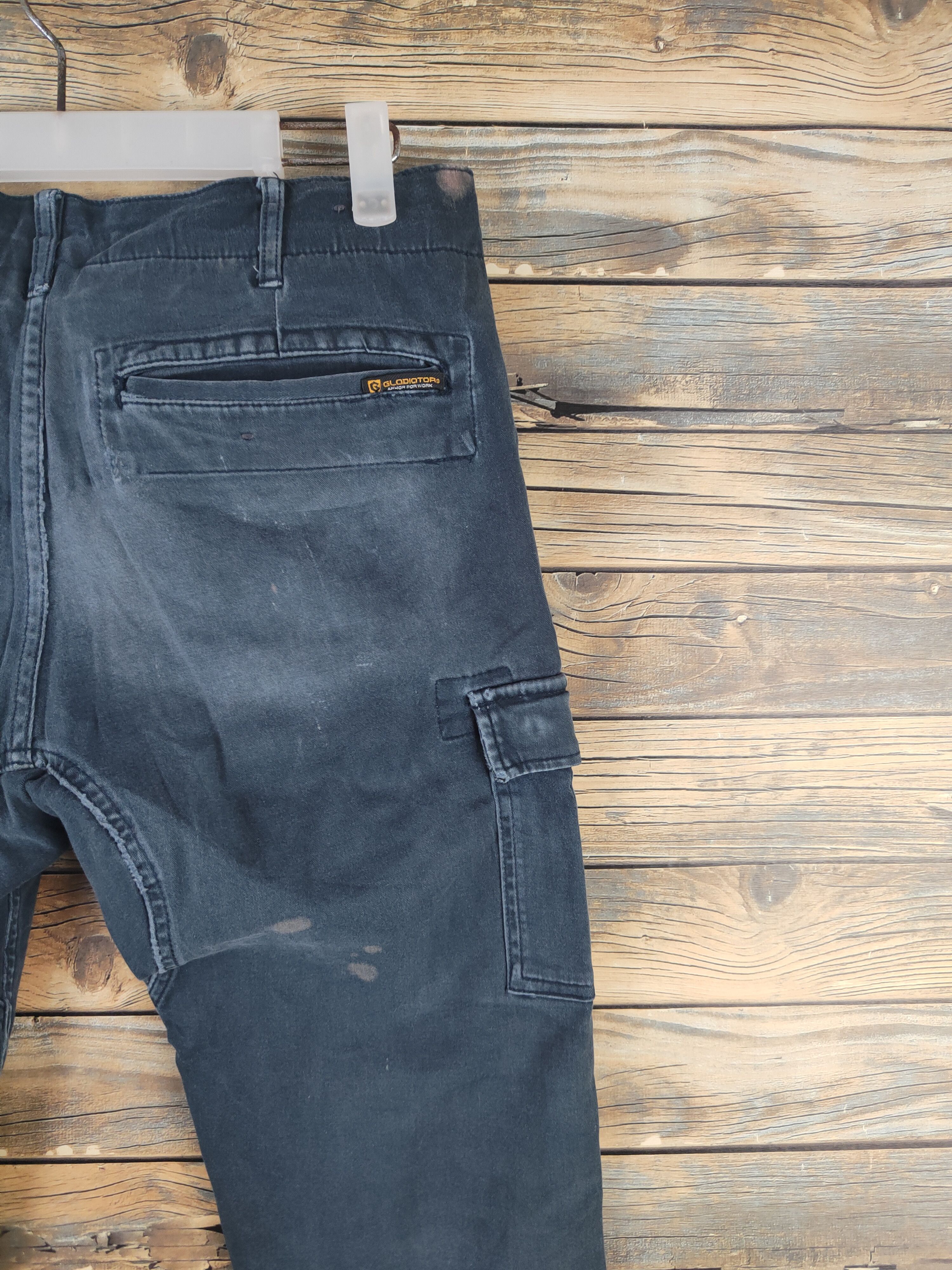 Japanese Brand DL Gladiator Navy Multipocket Cargo Pants #46-271T Size US 30 / EU 46 - 10 Thumbnail