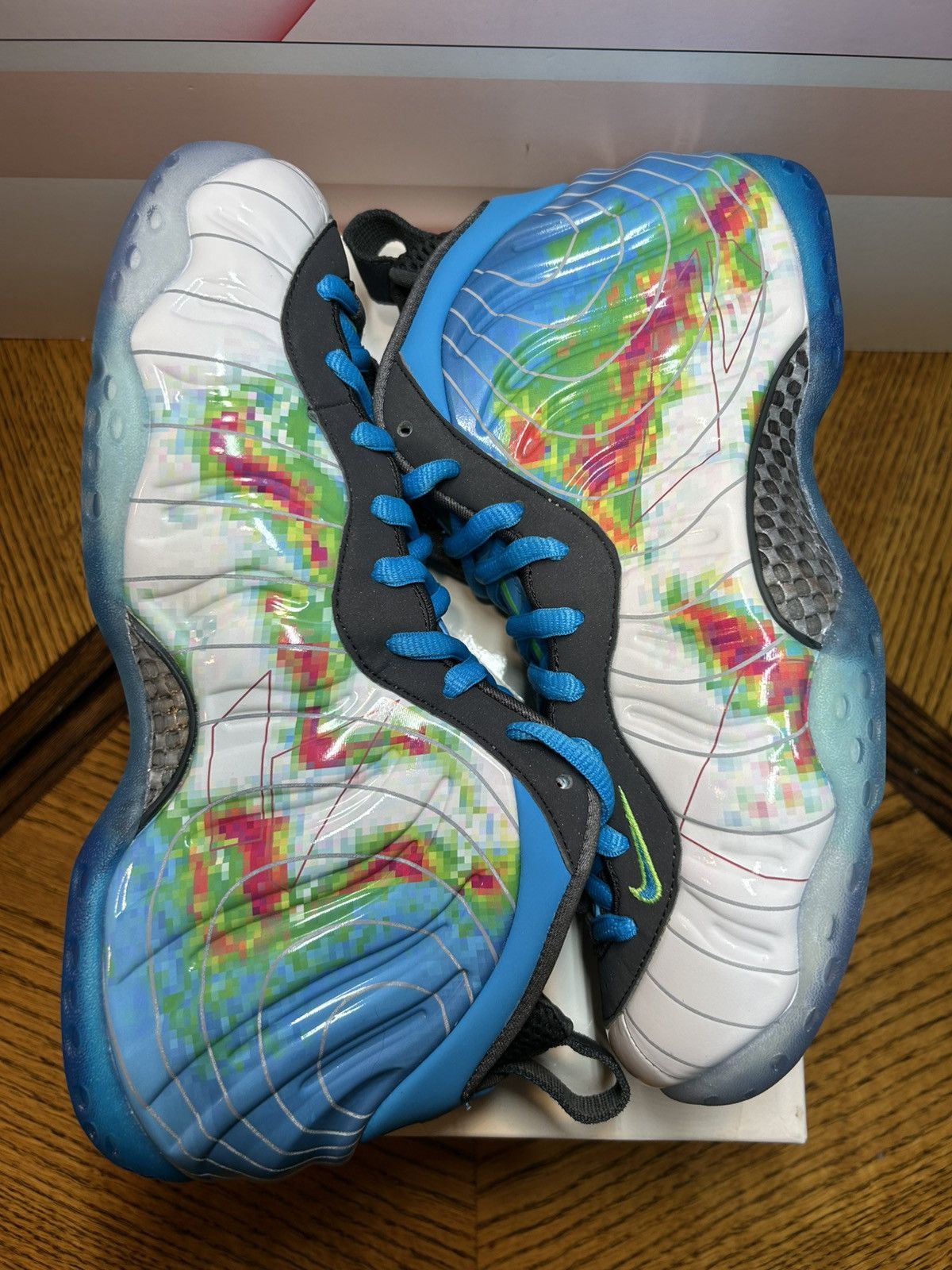 Nike Size 8 - Nike Air Foamposite One PRM Weatherman 2013 LIKENEW Size US 8 / EU 41 - 3 Thumbnail