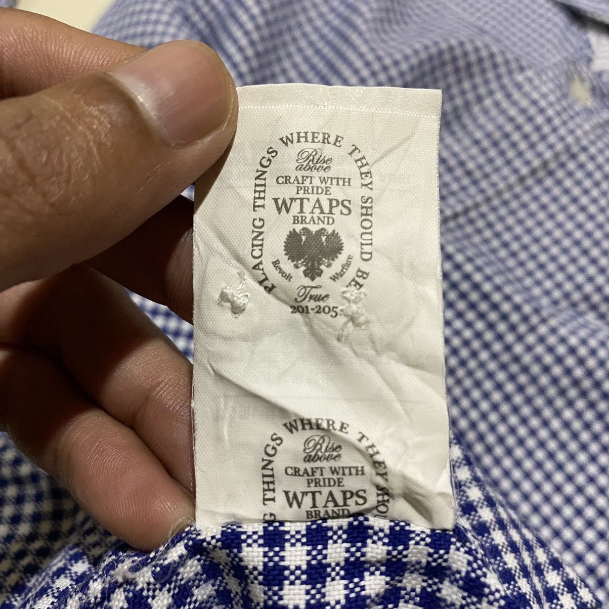 Japanese Brand × Wtaps WTAPS Gingham Sanghai Collar Button Up Shirt Size US S / EU 44-46 / 1 - 7 Thumbnail