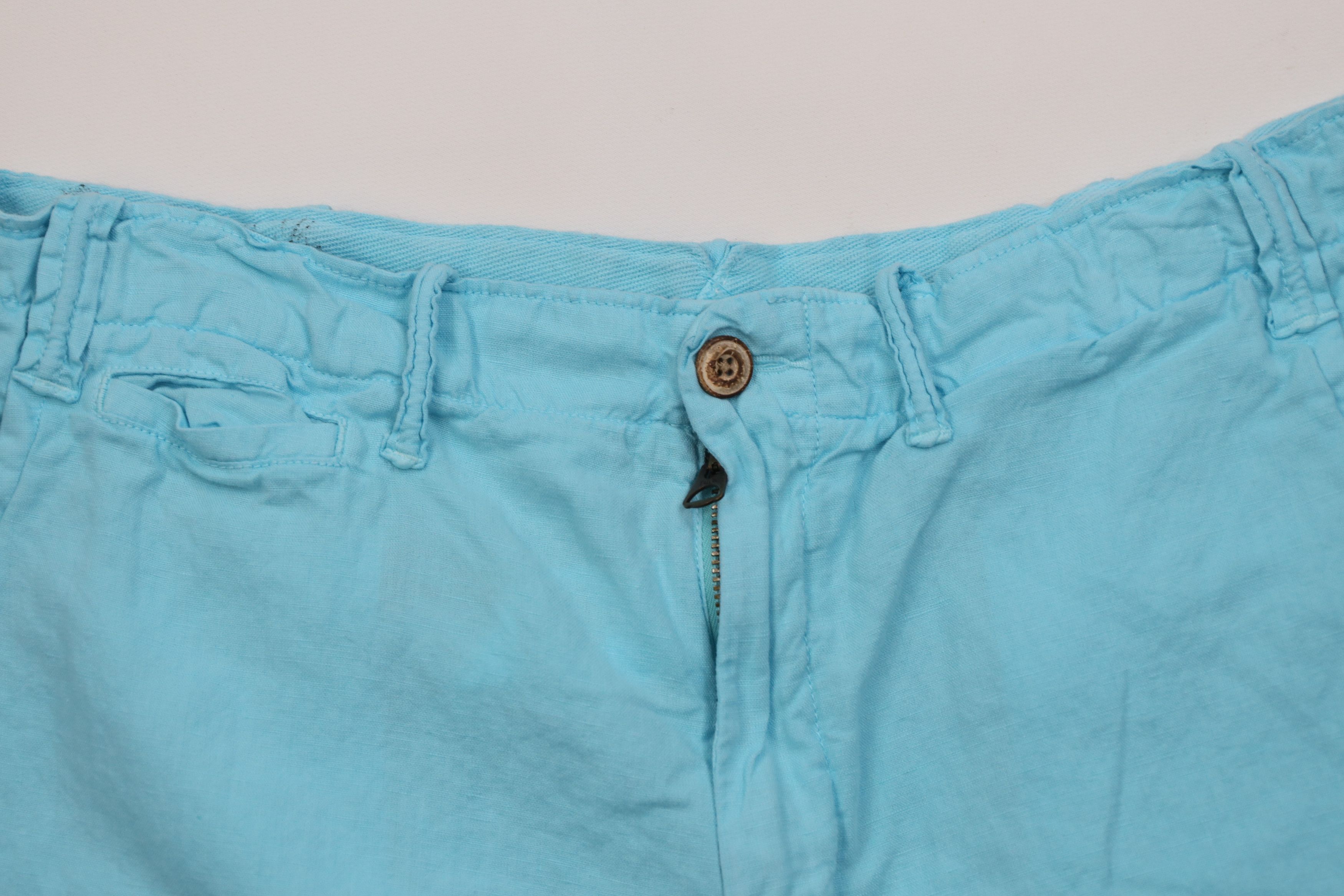 Ralph Lauren Vintage Y2K Ralph Lauren Blend Above Knee Chino Shorts Blue Size US 33 - 2 Thumbnail