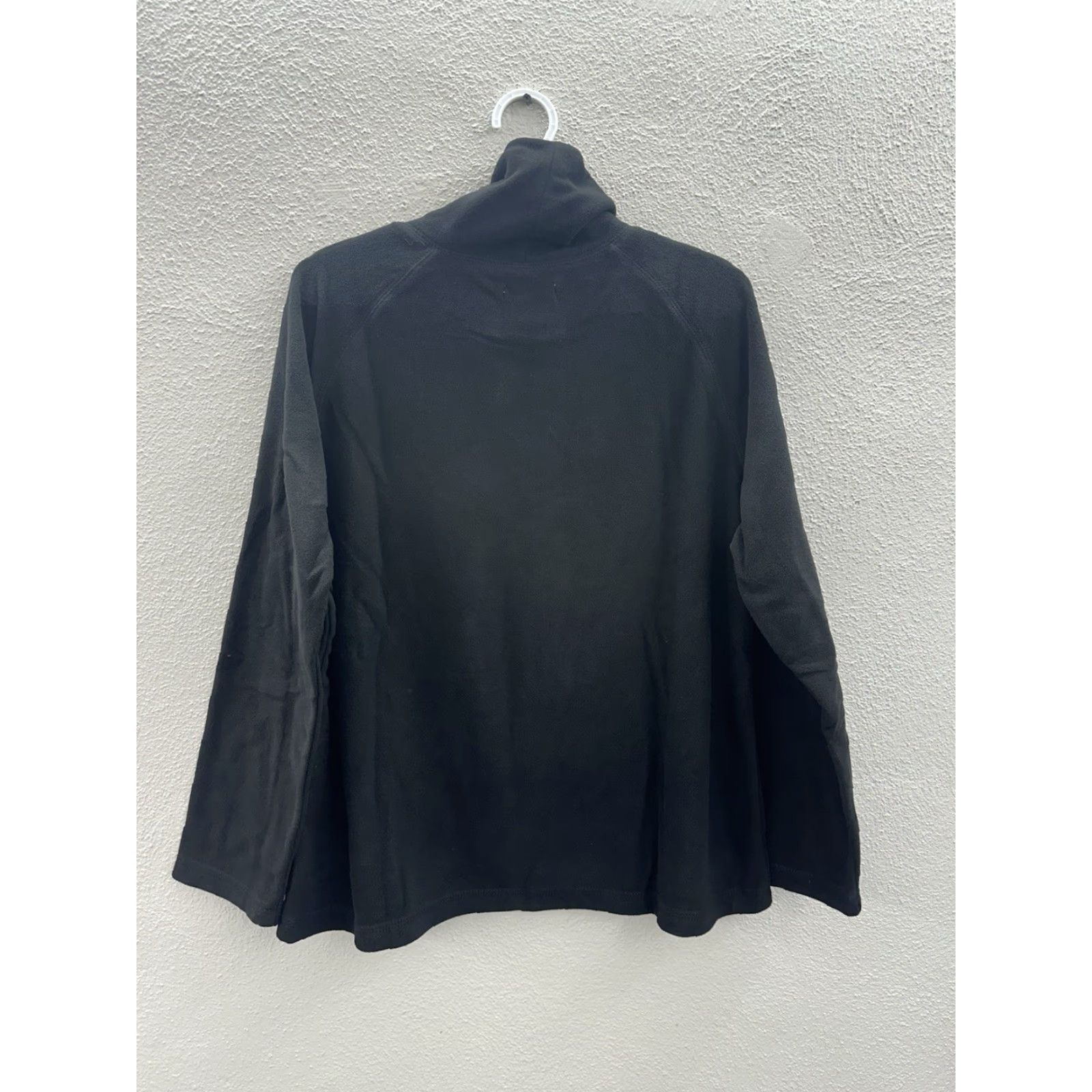 Vintage Appleseeds Womens Shirt Petite XL Black Long Sleeve Crowl Neck Fleece Shirt Size XL / US 12-14 / IT 48-50 - 7 Thumbnail