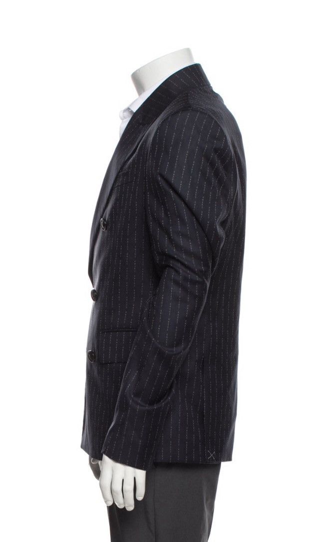 Amiri Repeating Amiri Double Breasted Blazer Size 50R - 2 Thumbnail