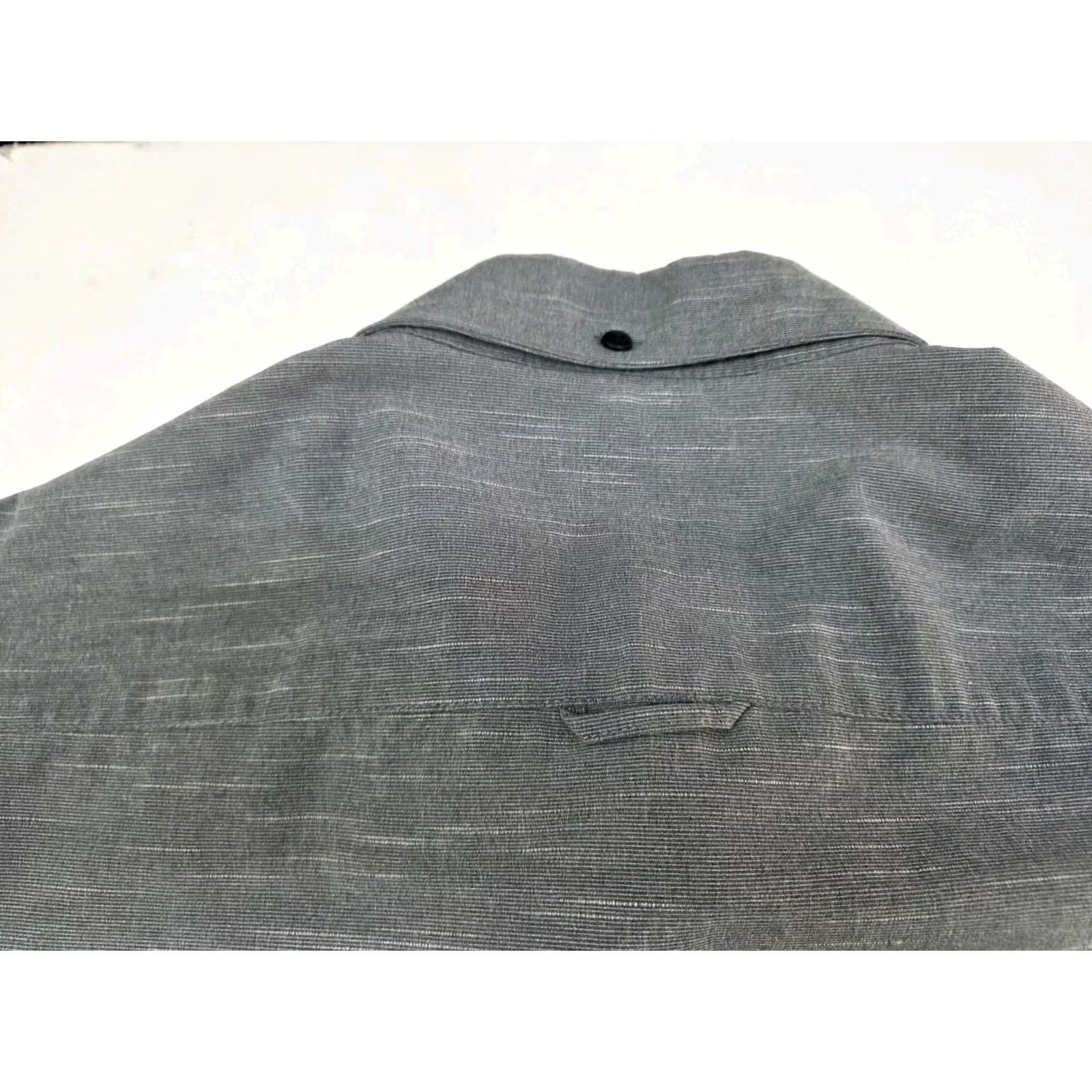 Hurley Hurley Mens Short Sleeve Button-Up Tailored Fit Shirt Grey Size M Size US M / EU 48-50 / 2 - 5 Thumbnail