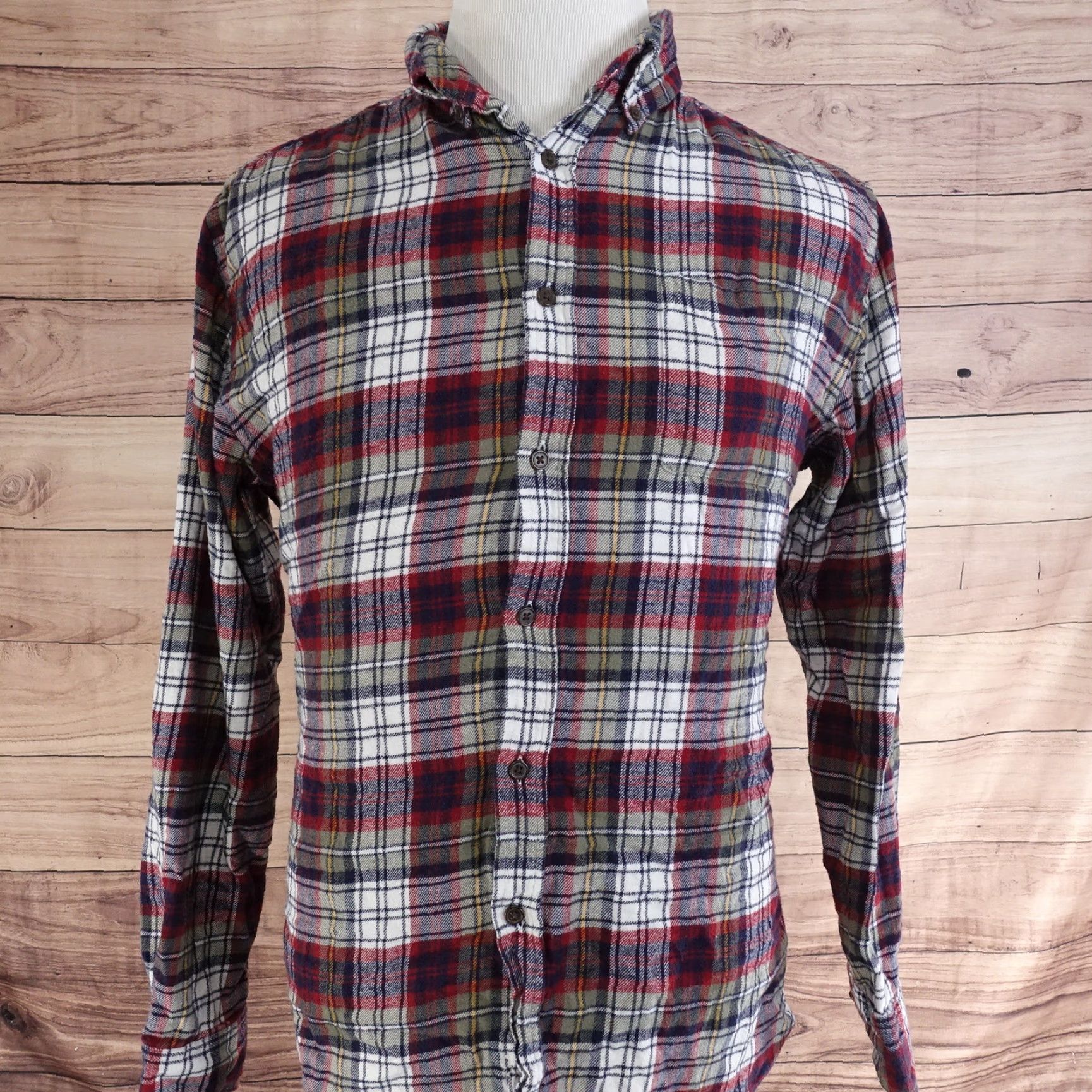 Croft & Barrow CROFT & BARROW Plaid Button-Up Shirt Long Sleeve Adult Medium Multicolor Business Casual Mens Size US M / EU 48-50 / 2 - 3 Thumbnail