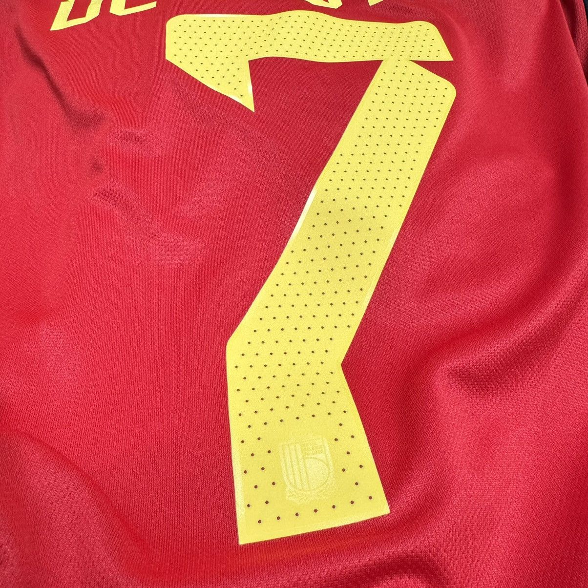 Adidas Belgium World Cup 2022 home shirt #7 De Bruyne Size US S / EU 44-46 / 1 - 5 Thumbnail